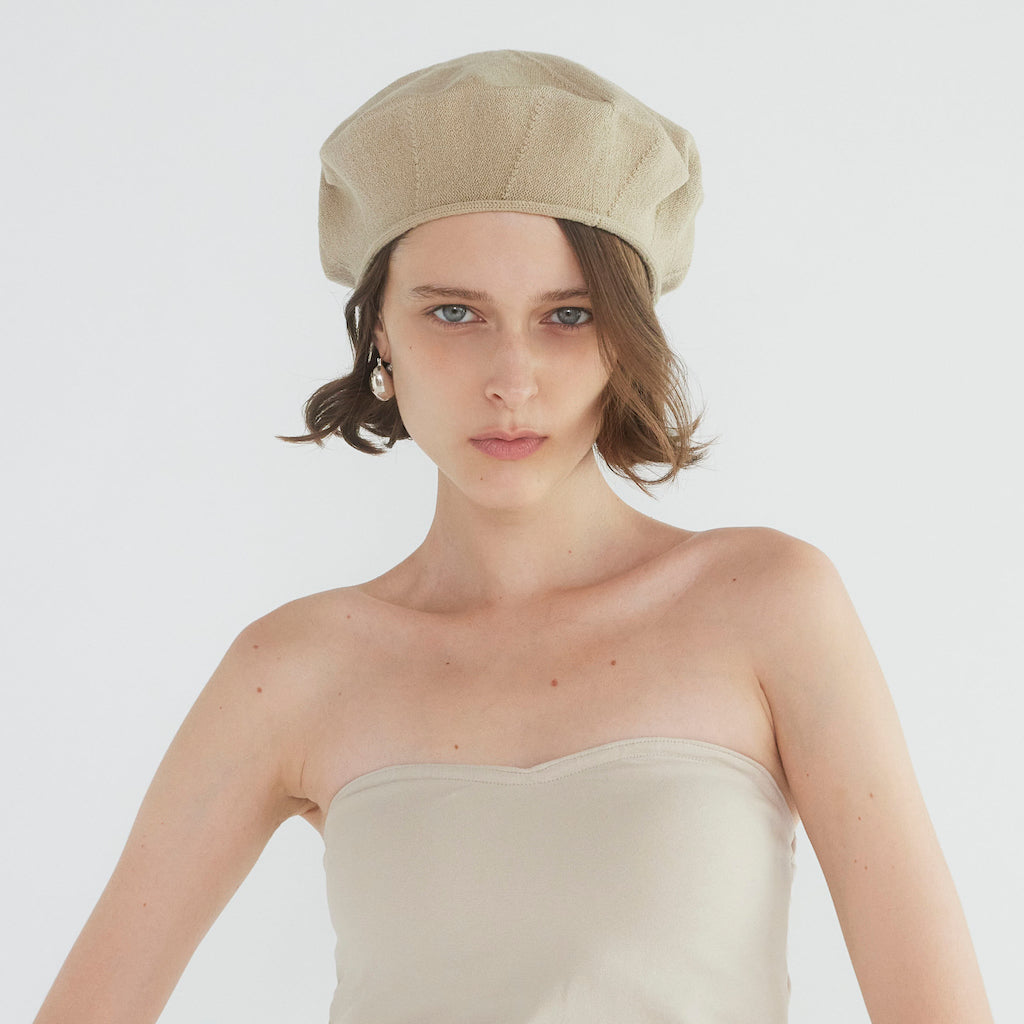 Knitted Circle Beret