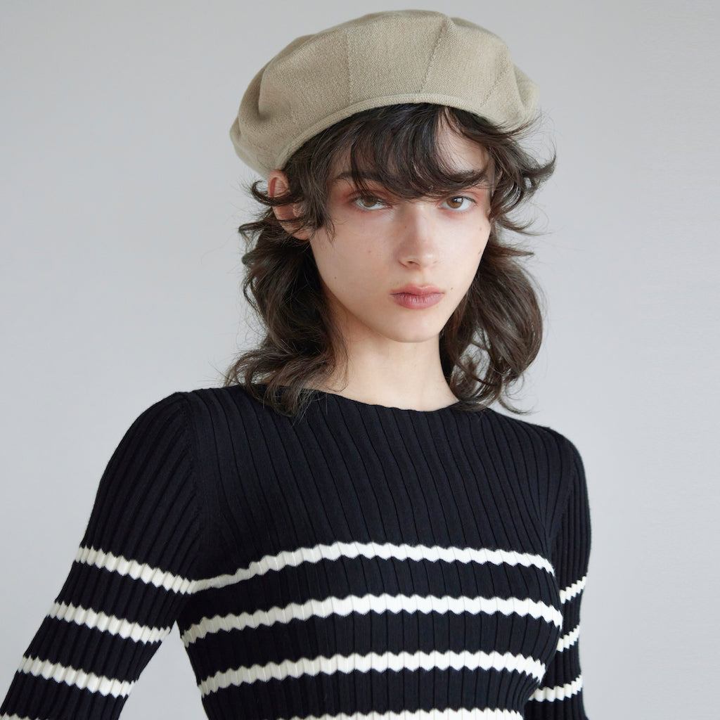 Knitted Circle Beret