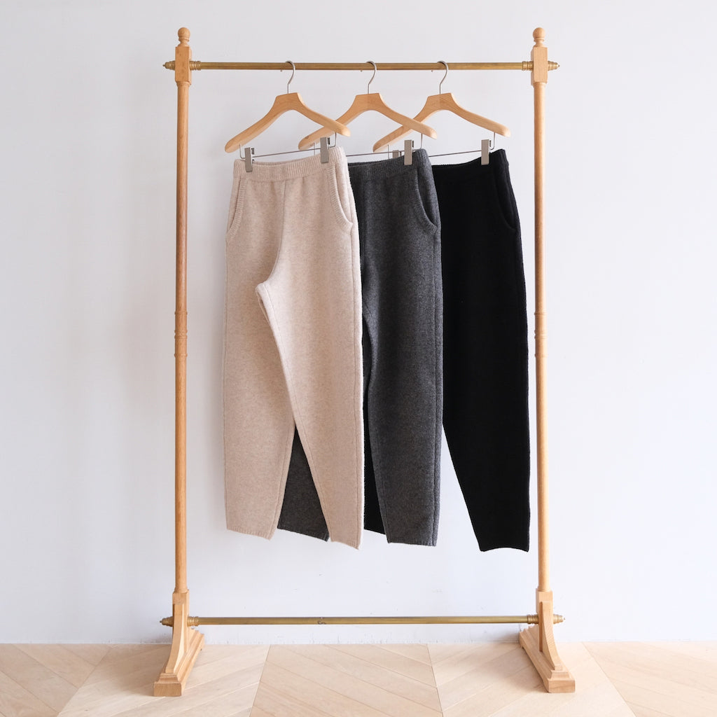 Wool Mix Relax Soft Knit Pants