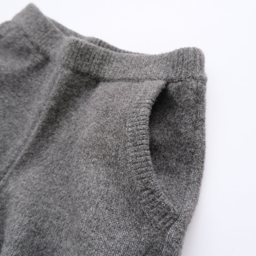 ウールmix Relaxソフトニットパンツ