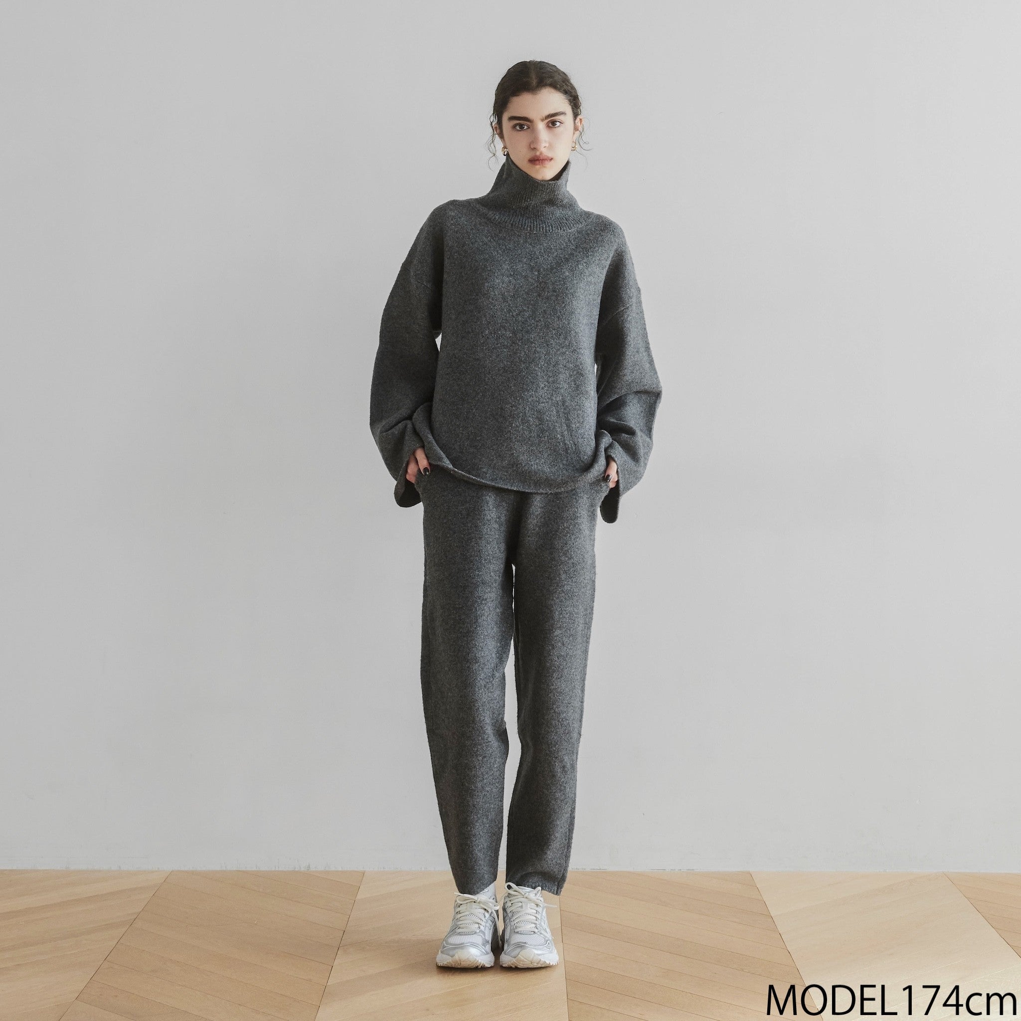 Wool Mix Relax Soft Knit Pants