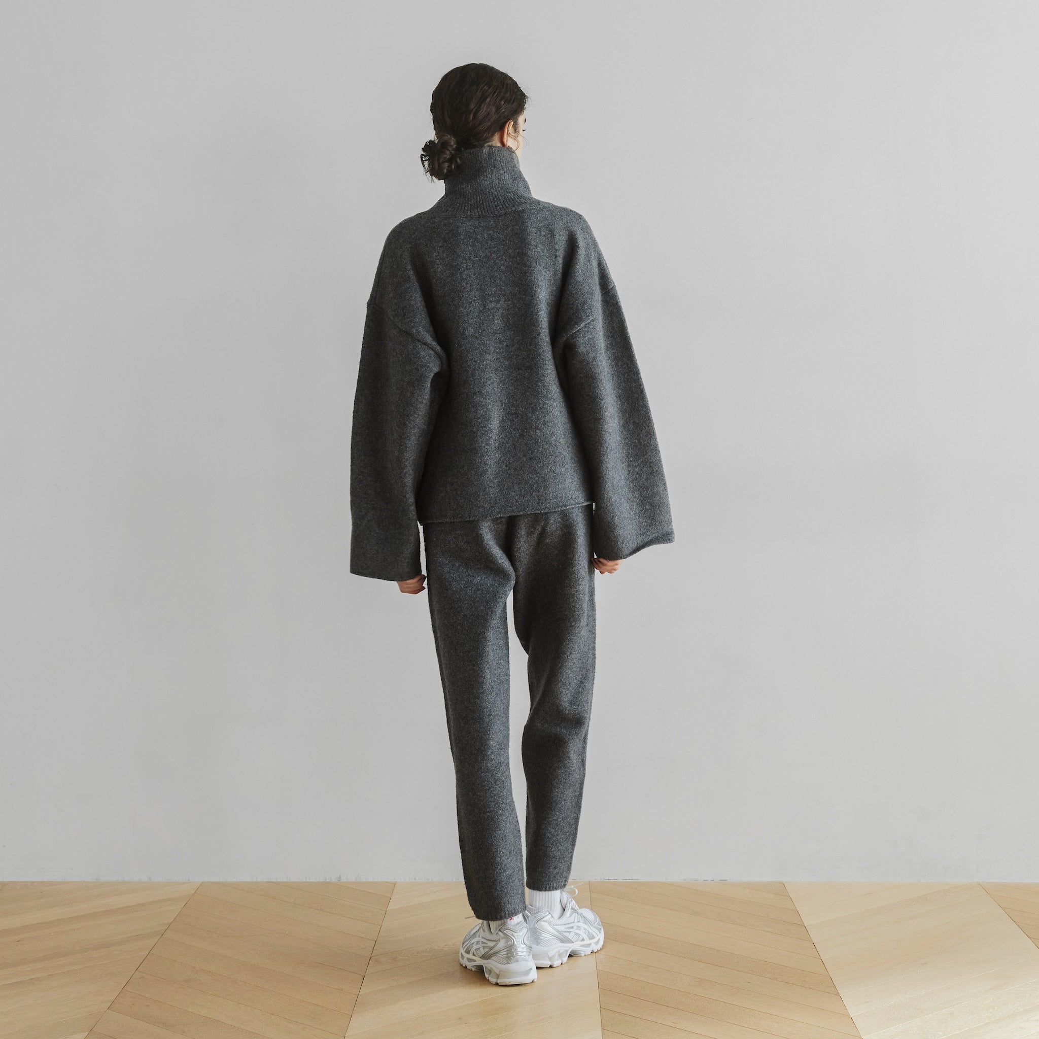 Wool Mix Relax Soft Knit Pants