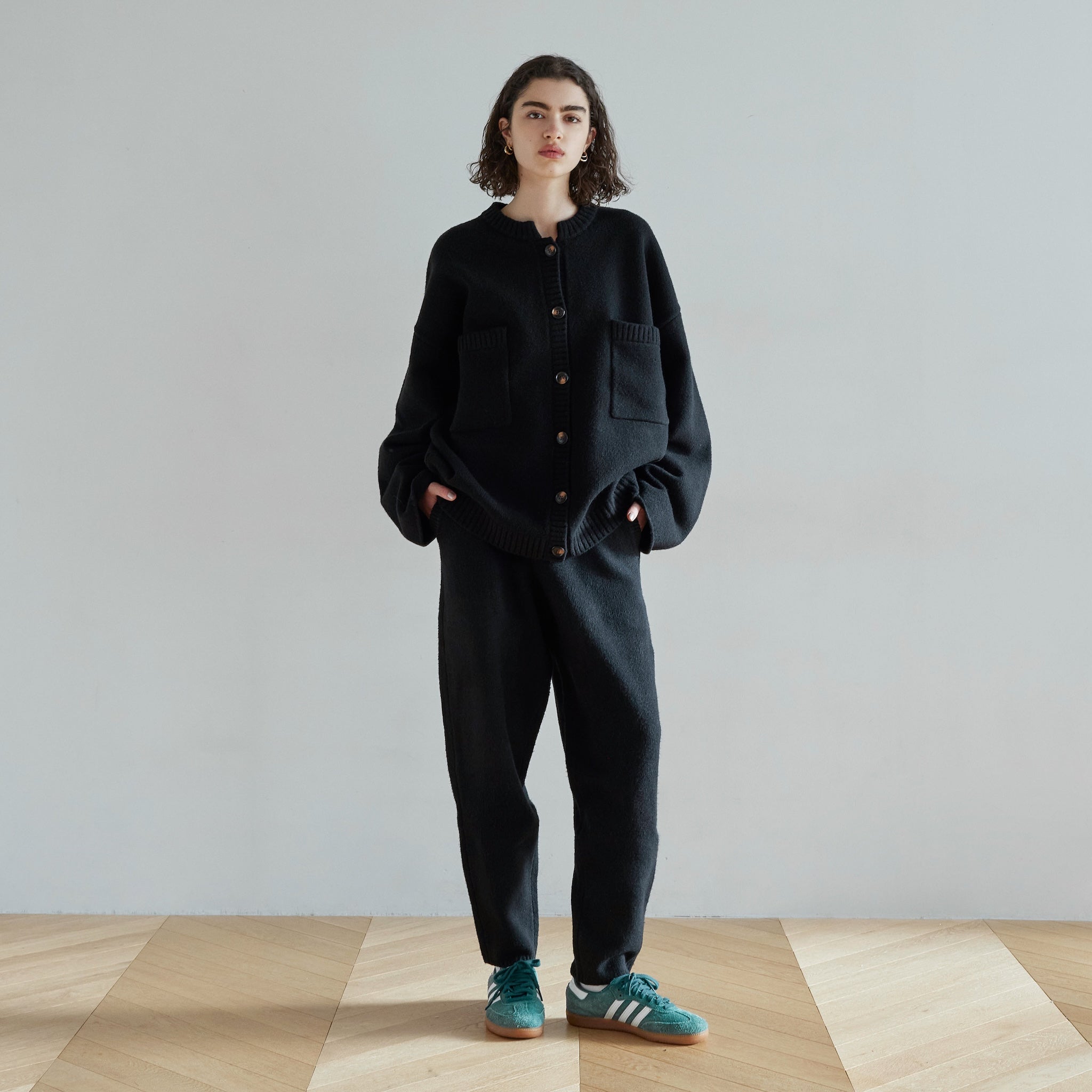 Wool Mix Relax Soft Knit Pants