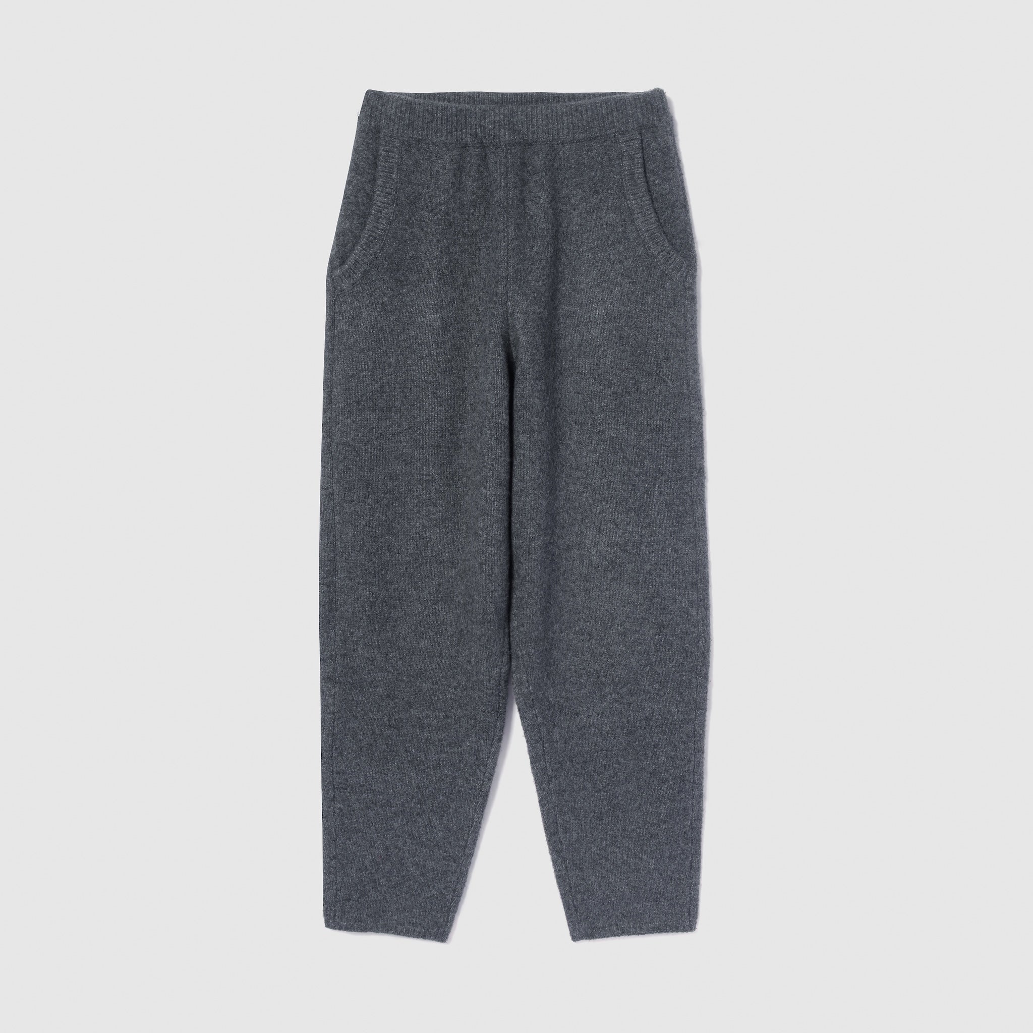 ウールmix Relaxソフトニットパンツ