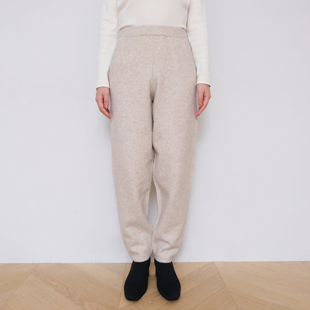 Wool Mix Relax Soft Knit Pants