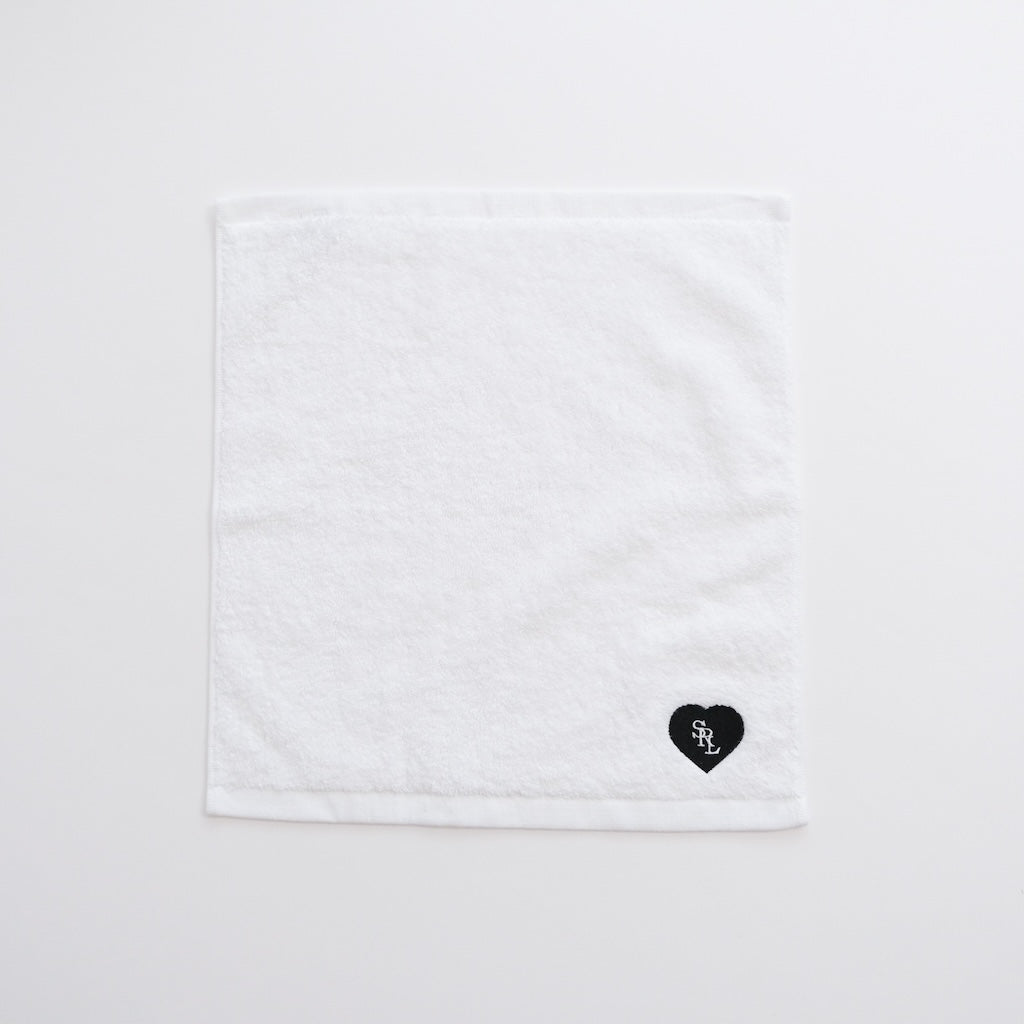 HEART EMBROIDERY Hand towel