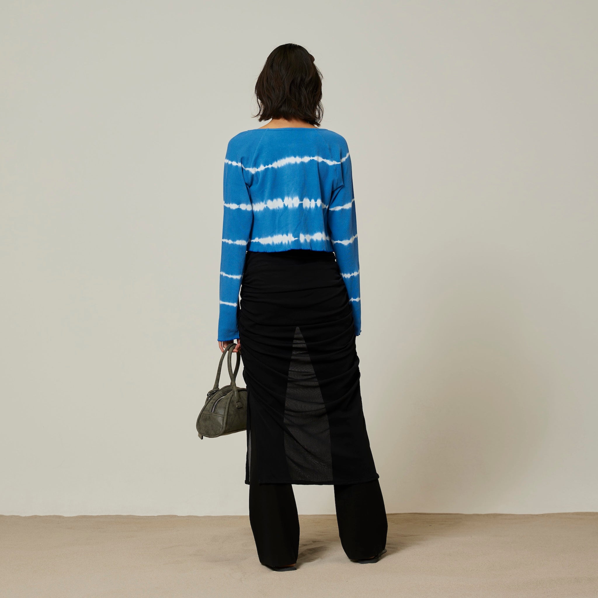 Basic Flare Bottoms Layered Skirt set