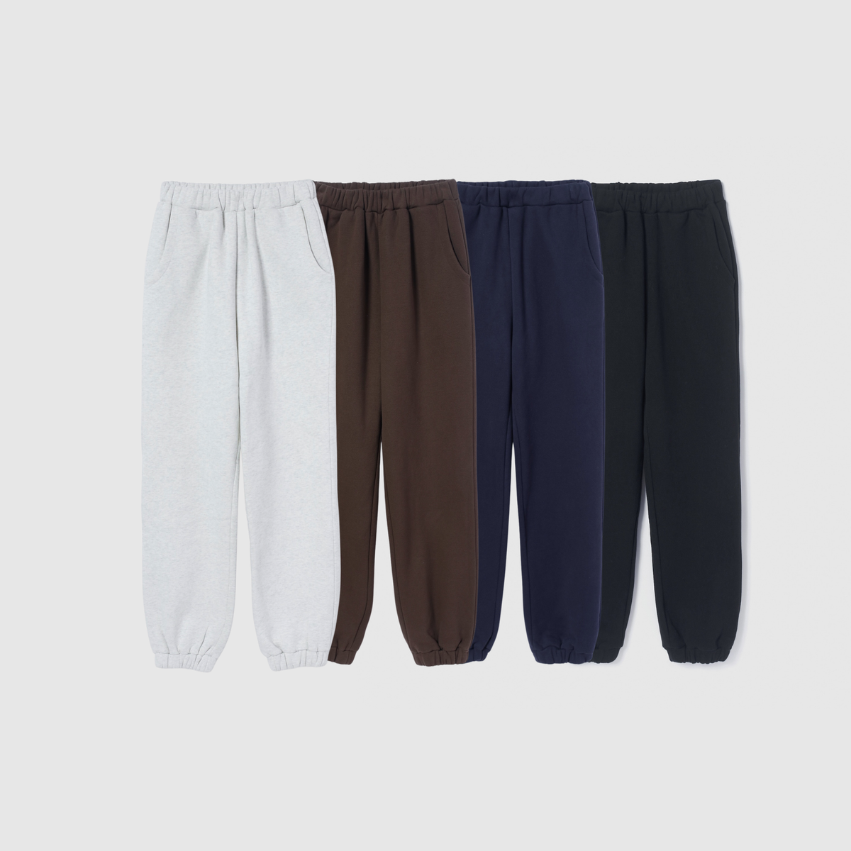 Volume Sweat waist gathered pants