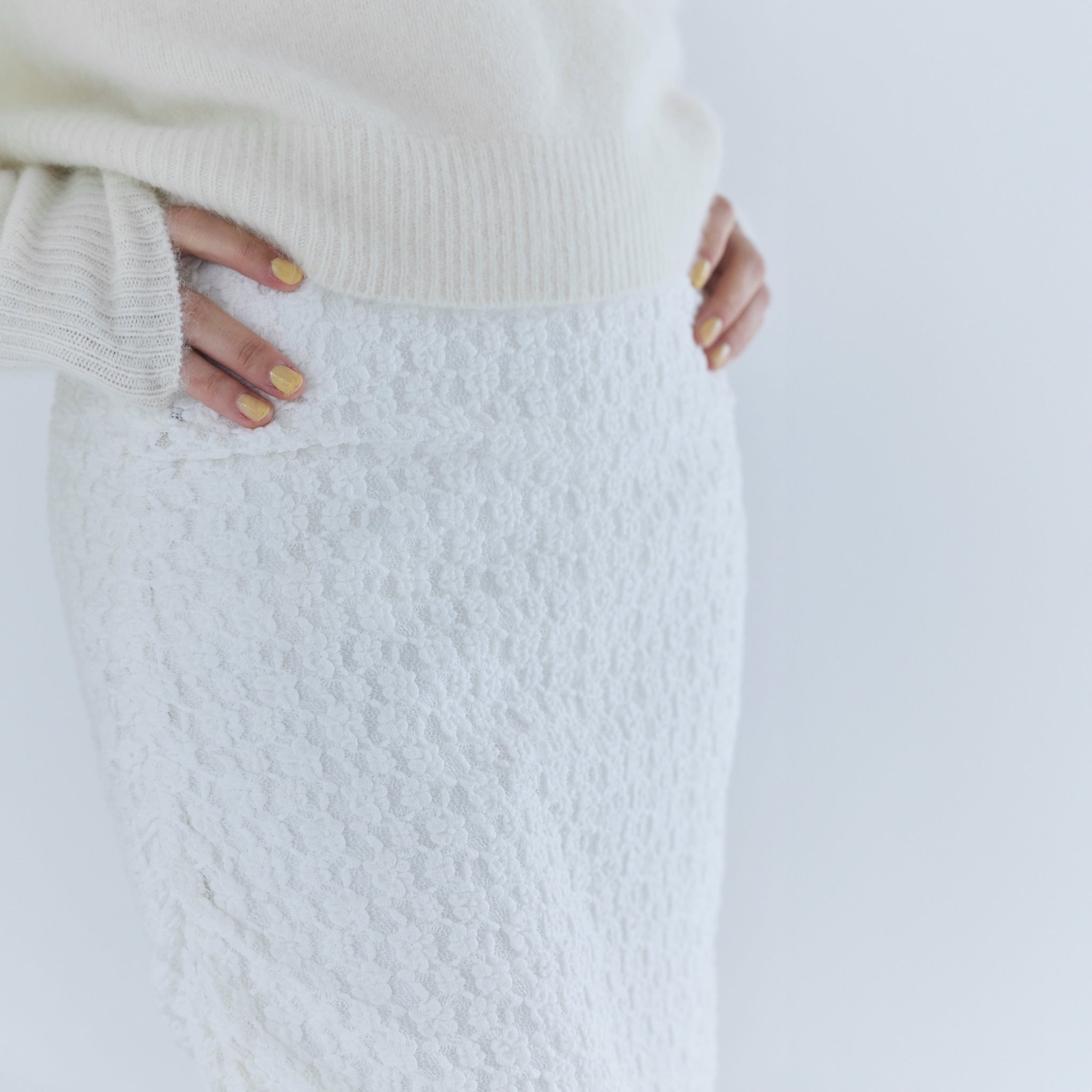 Basic Flare Bottoms Layered Skirt set