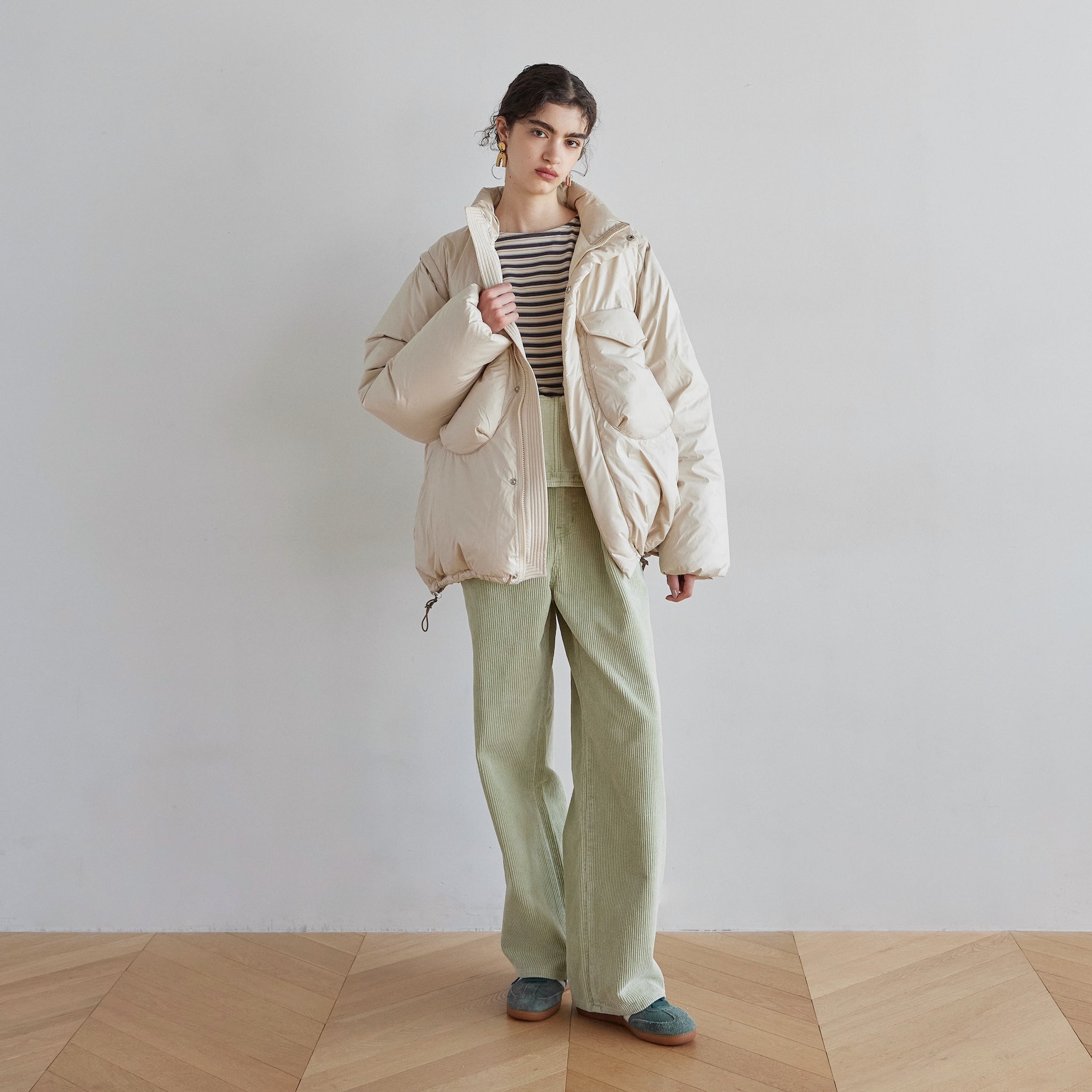 2way Wポケットダウンジャケット