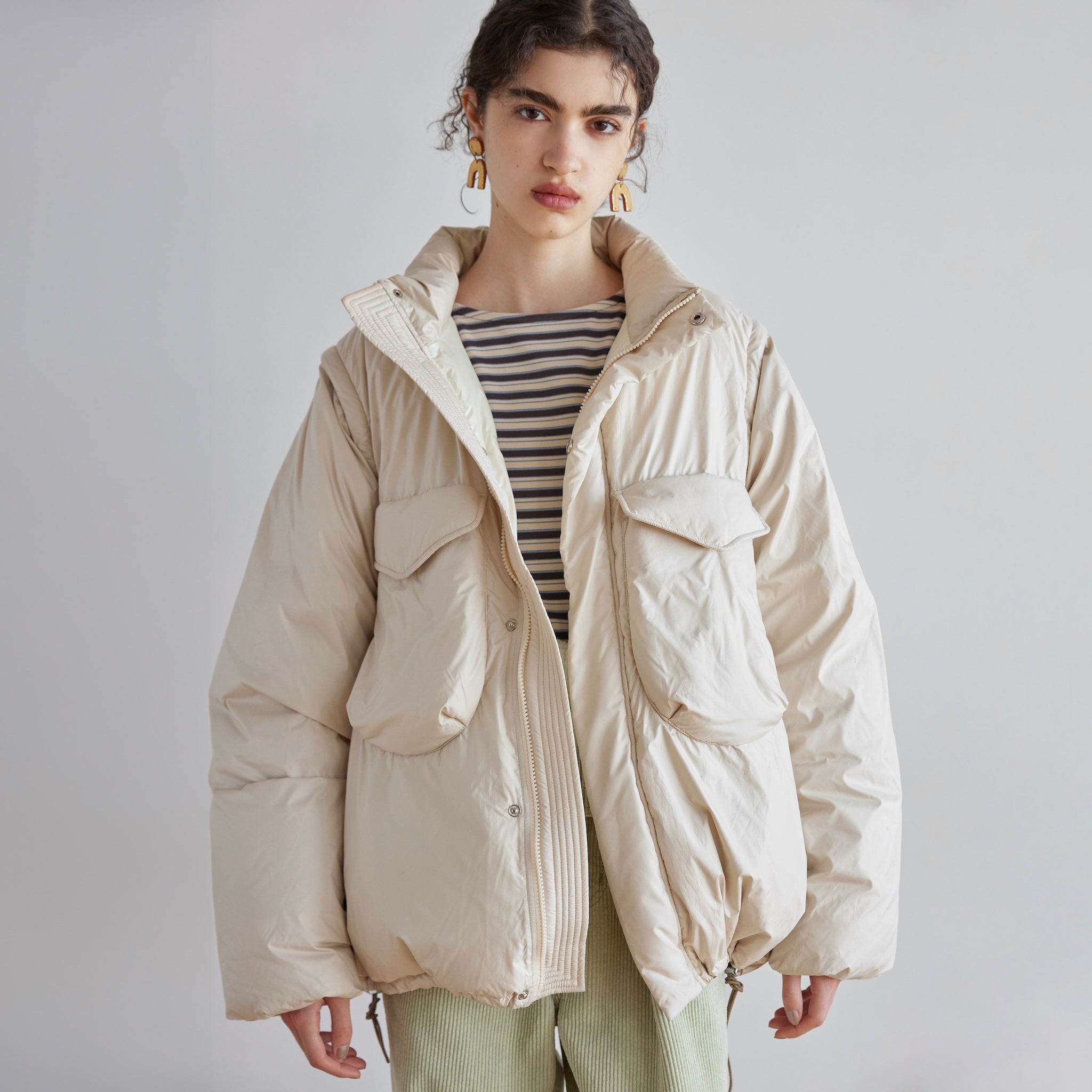 2way Wポケットダウンジャケット