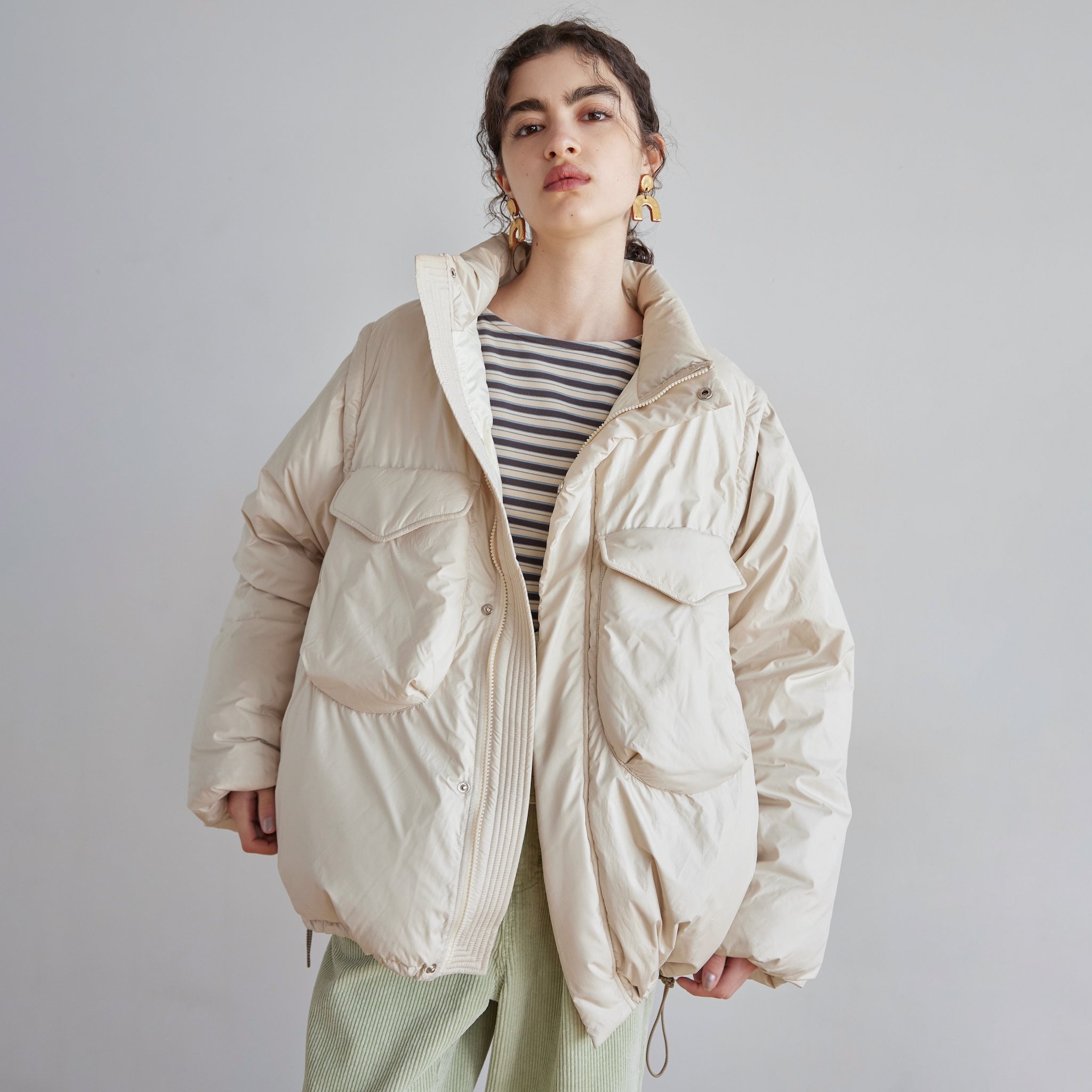 2way Wポケットダウンジャケット