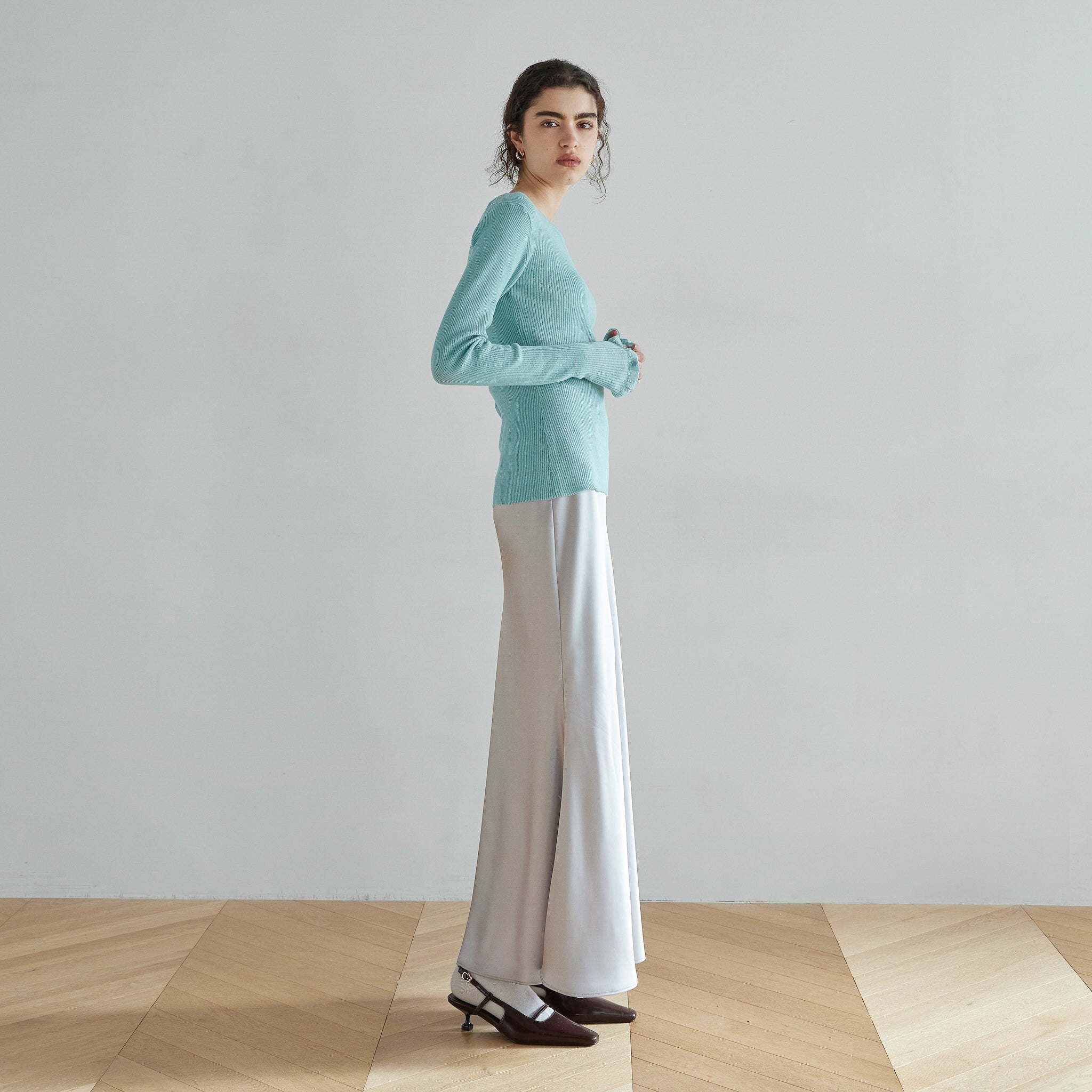 Satinマーメイドスカート