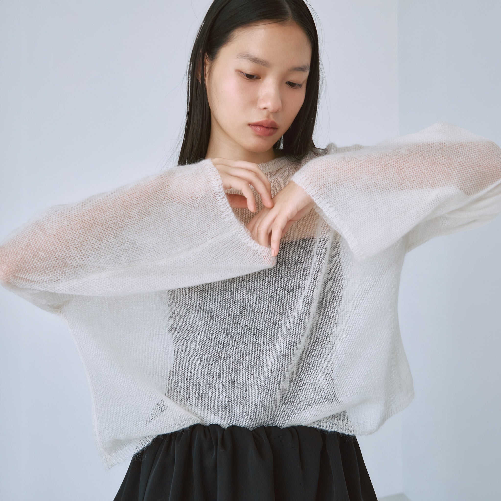 KIDモヘヤSheerプルオーバー