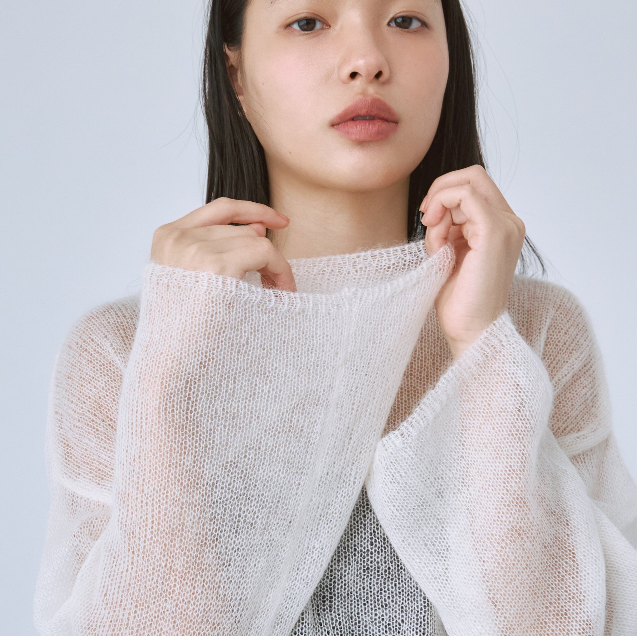 KIDモヘヤSheerプルオーバー