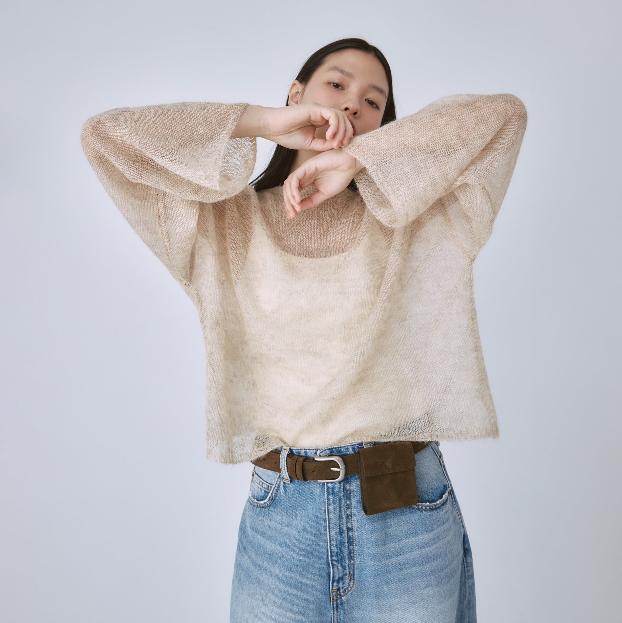 KID Mohair Sheer Pullover