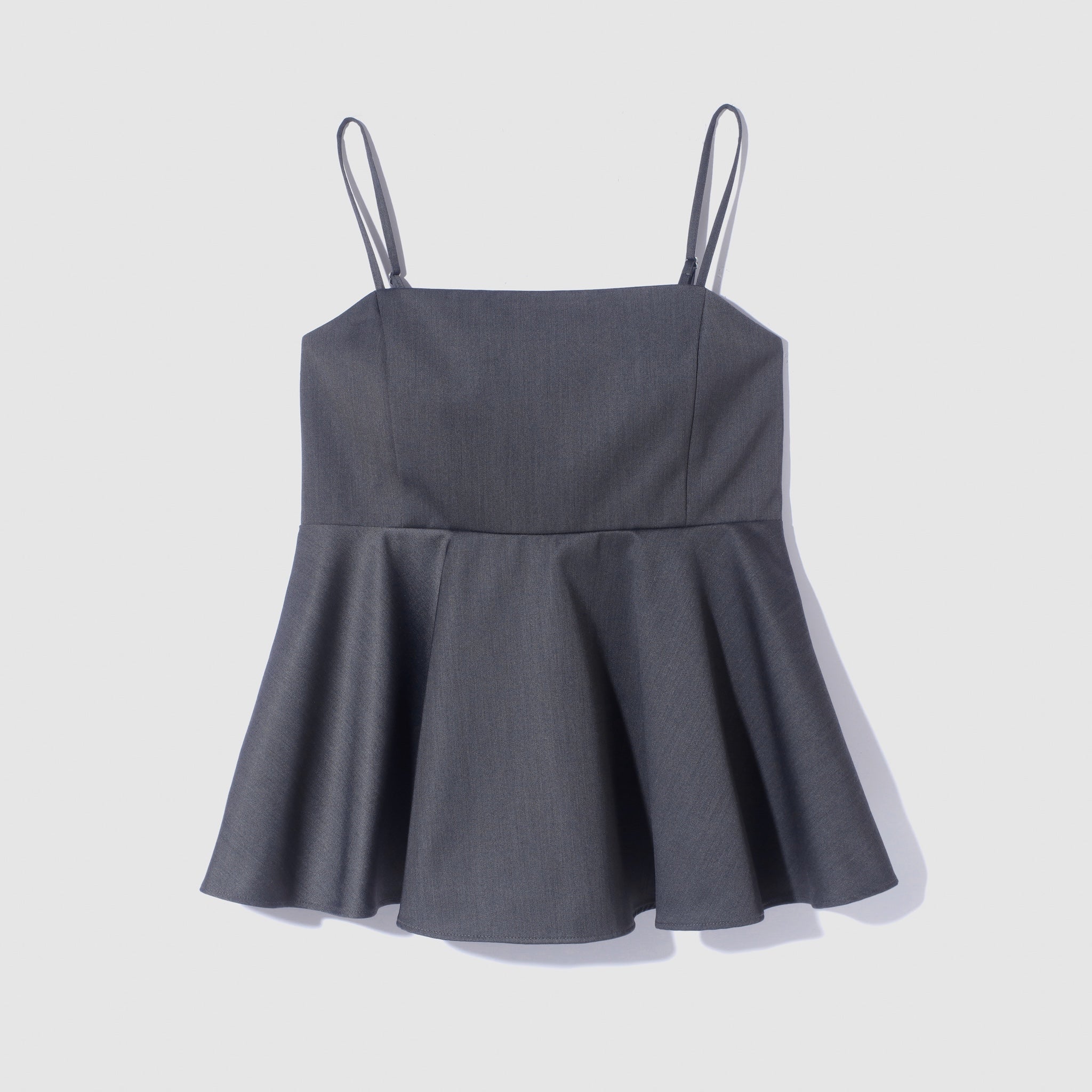 Peplum Flare Bustier Top