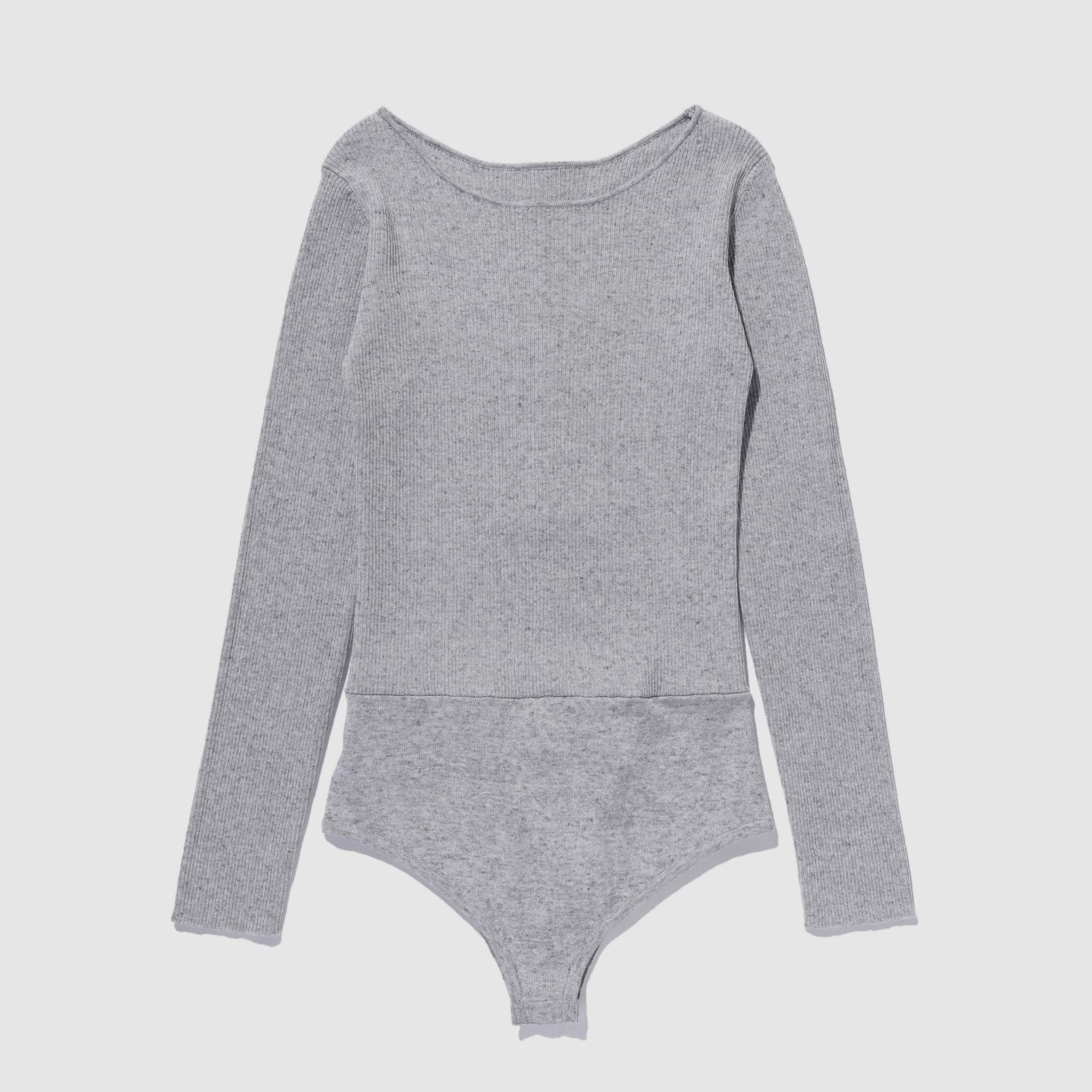 Linen combination 2way crew body suit