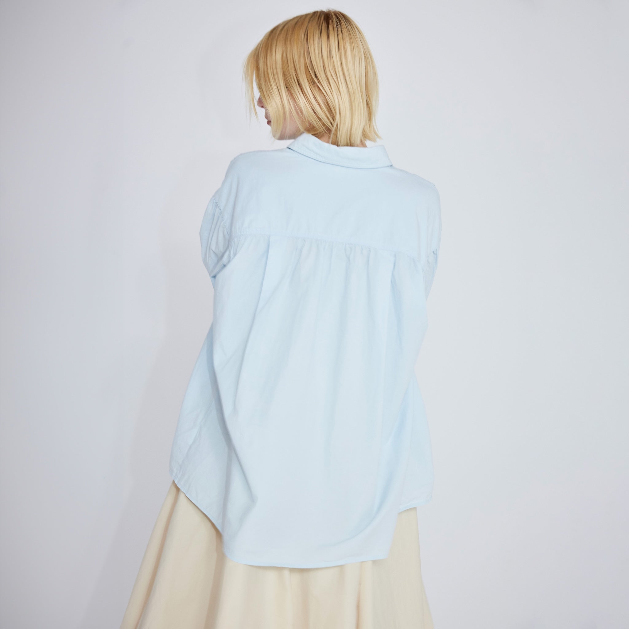 Cotton Washボタンダウンタックシャツ