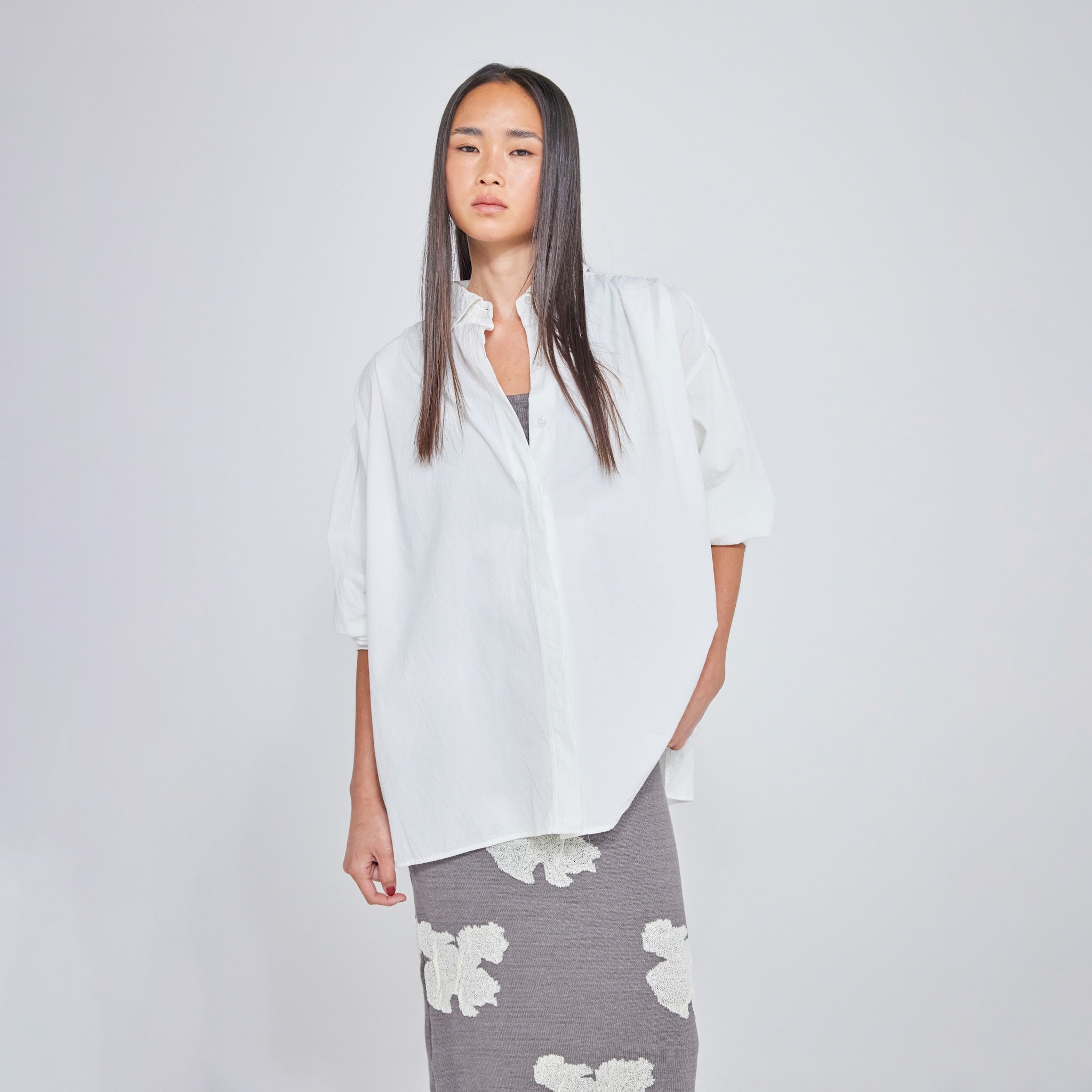 Cotton Washボタンダウンタックシャツ