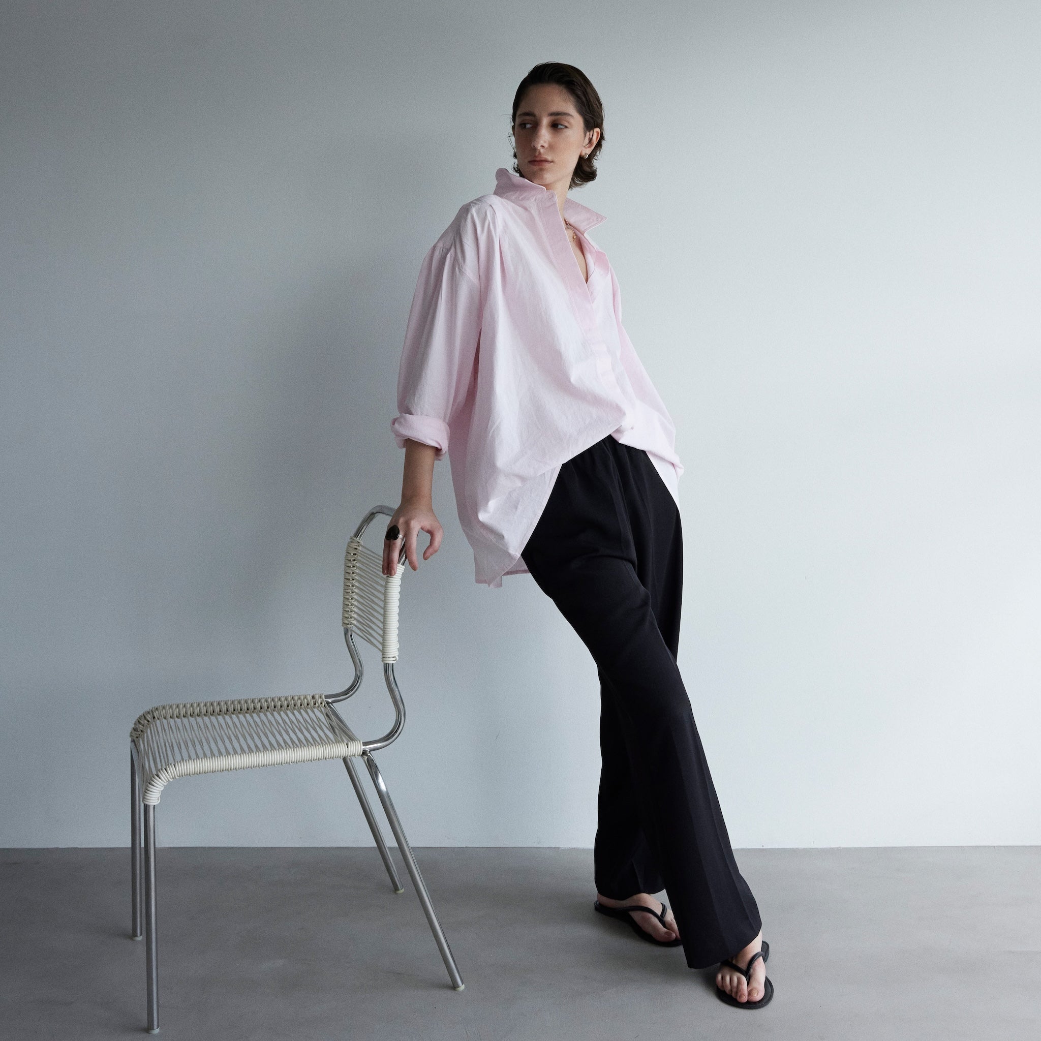 Cotton Washボタンダウンタックシャツ