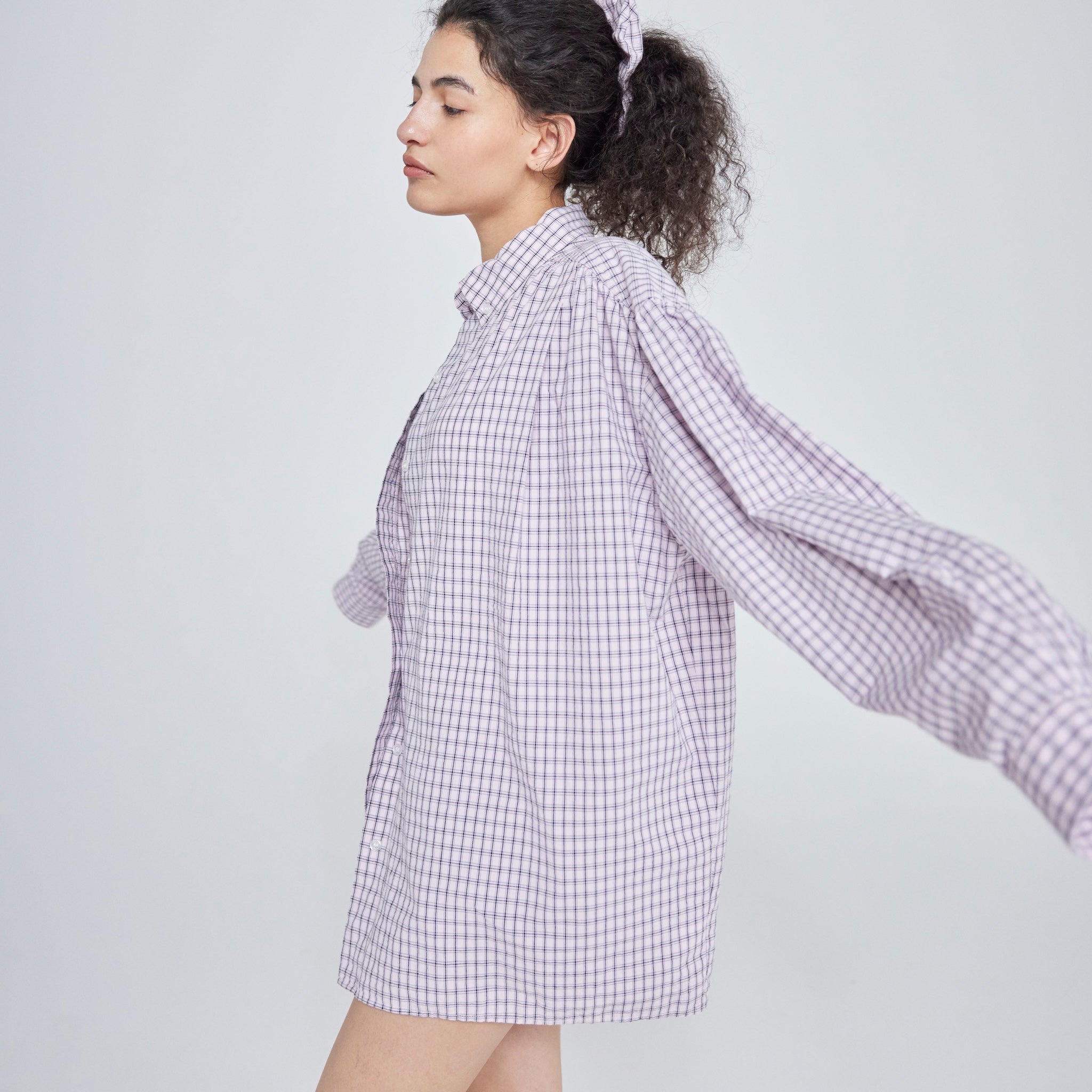 Cotton Washボタンダウンタックシャツ