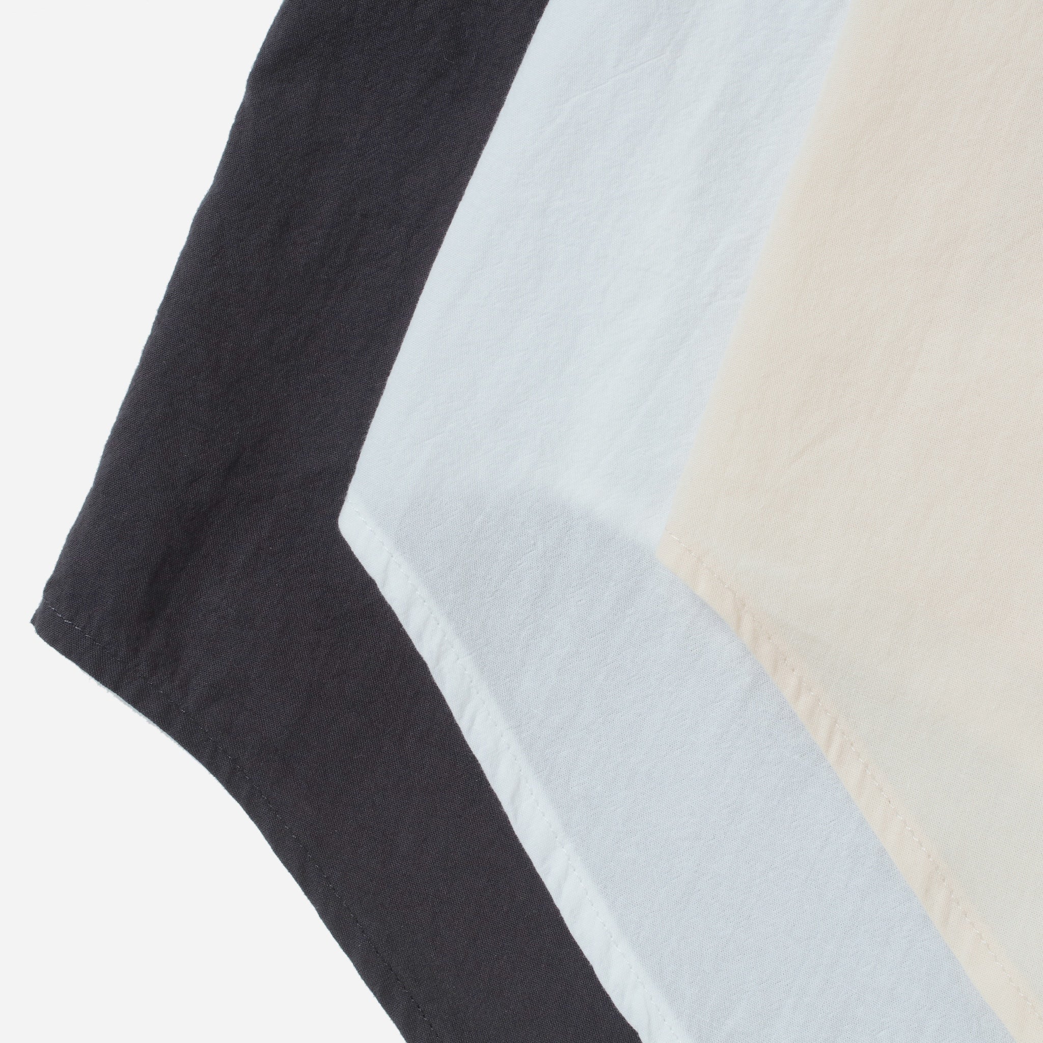 Cotton Washスリーブギャザーシャツ