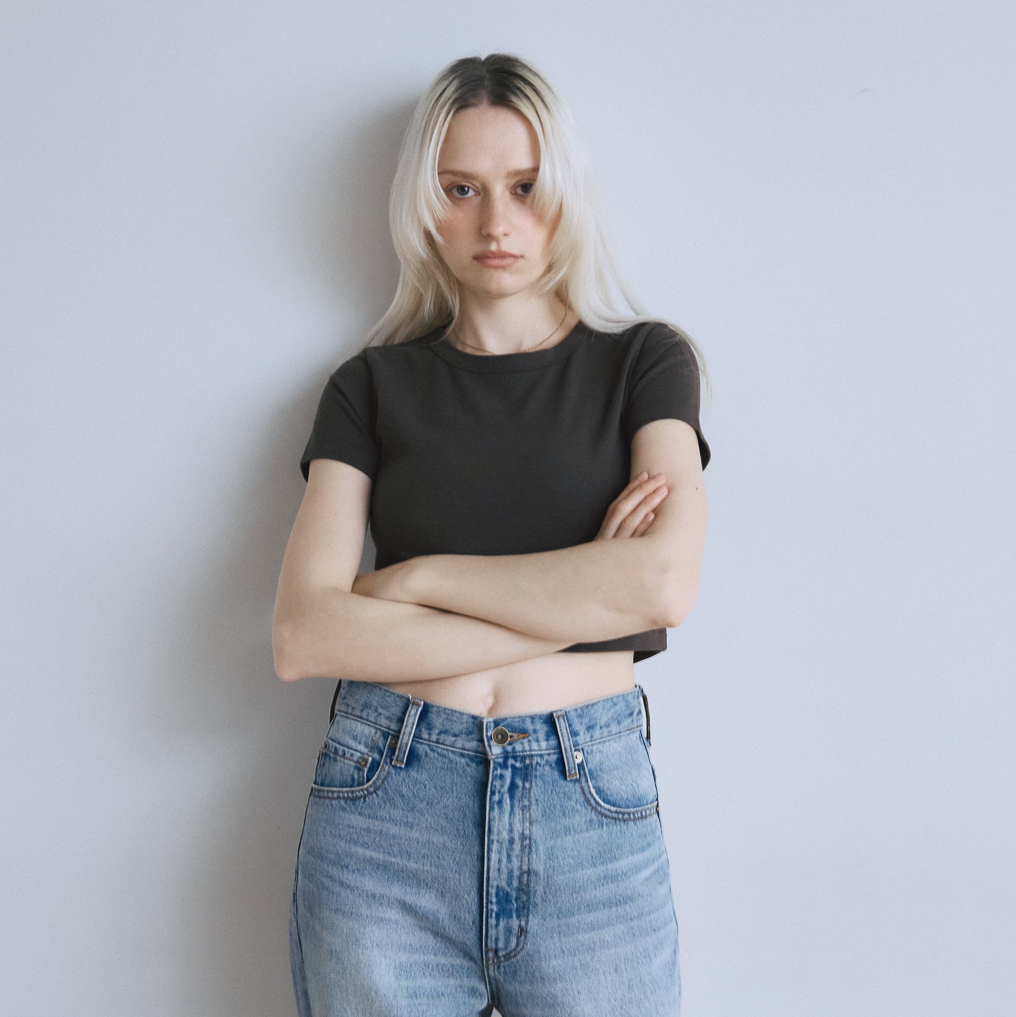 Recycled Cotton Comfy Cropped Tee