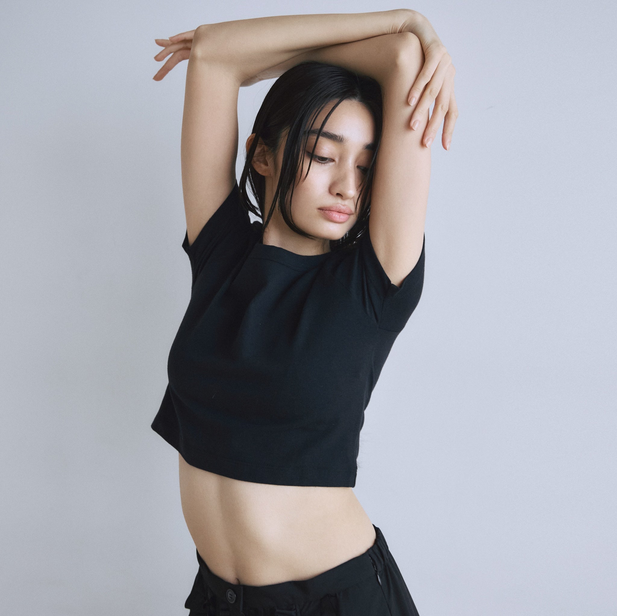 Recycled Cotton Comfy Cropped Tee