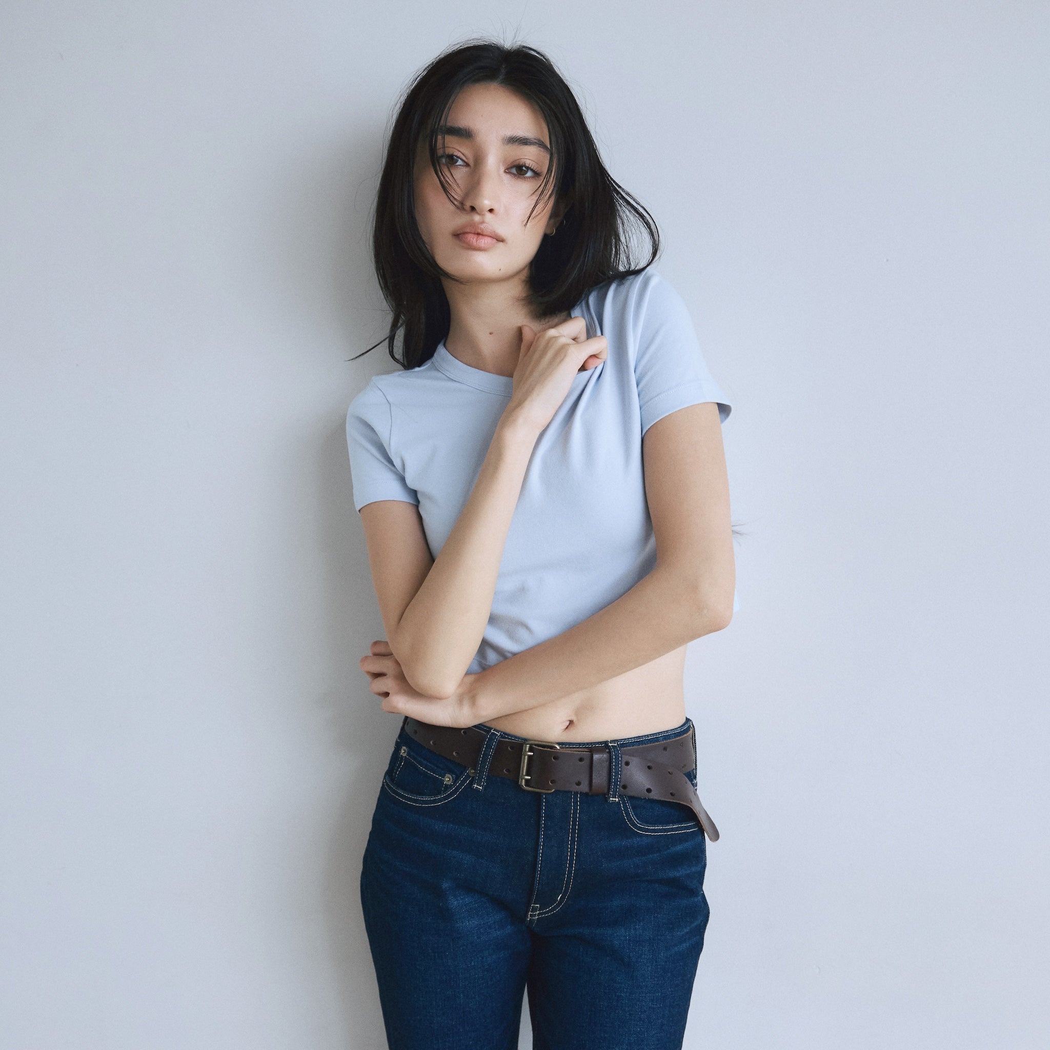 Recycled Cotton Comfy Cropped Tee