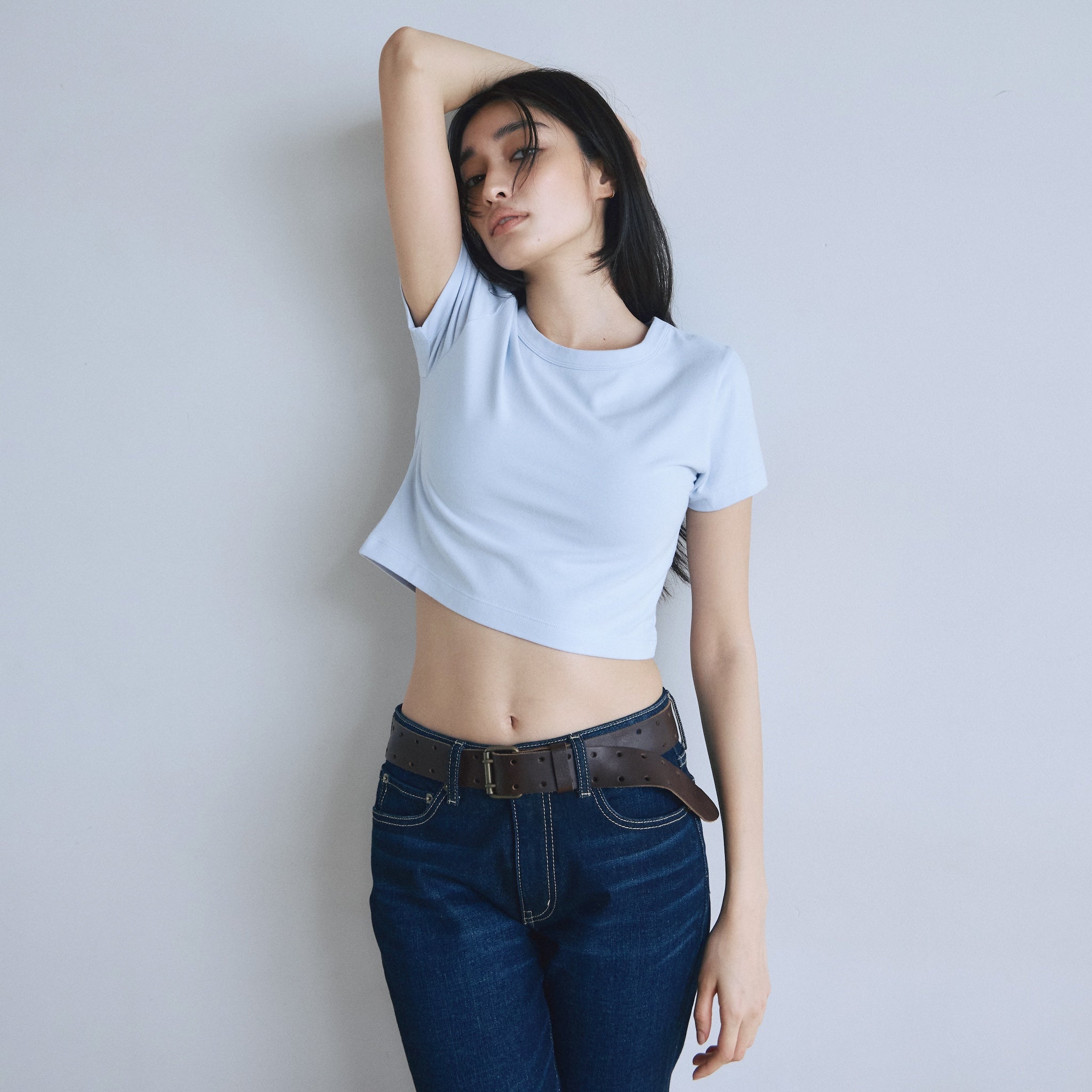 Recycled Cotton Comfy Cropped Tee