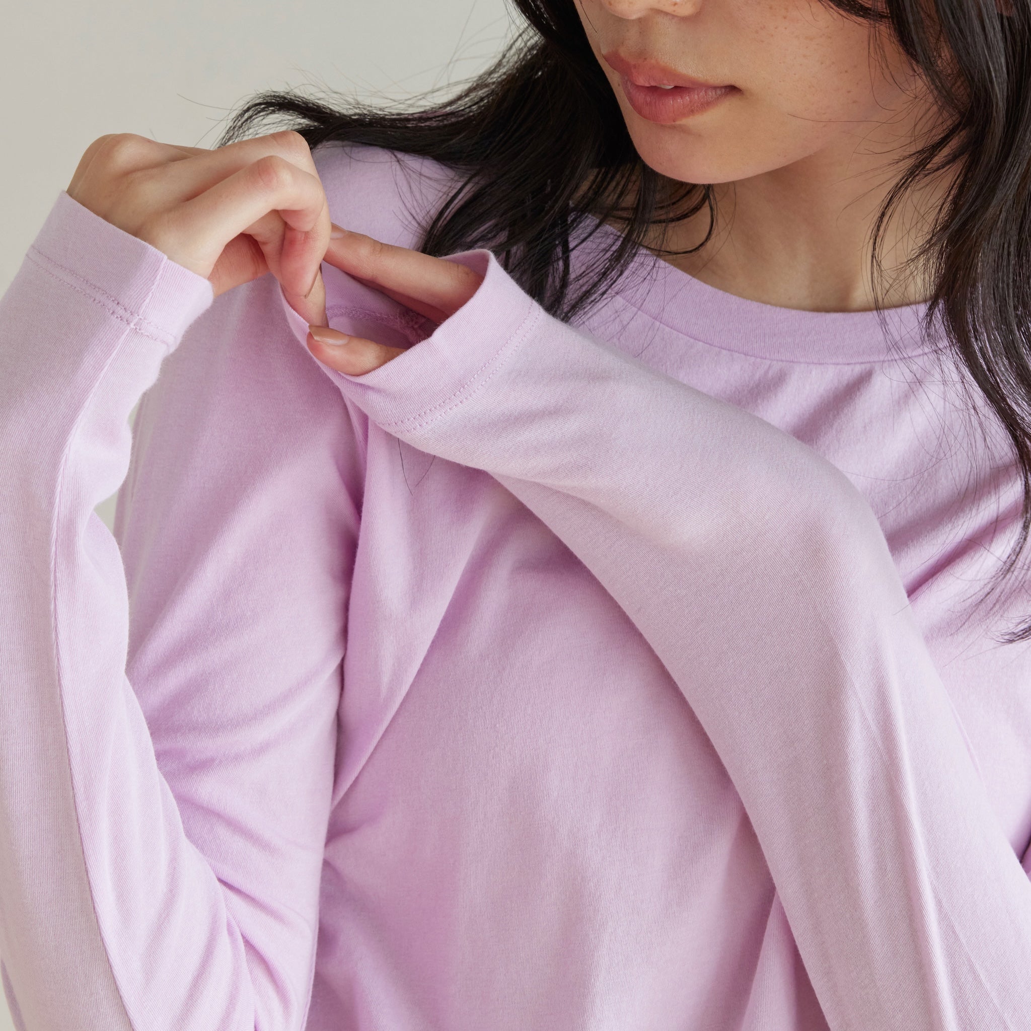 Stretch Light Cotton Long Sleeve