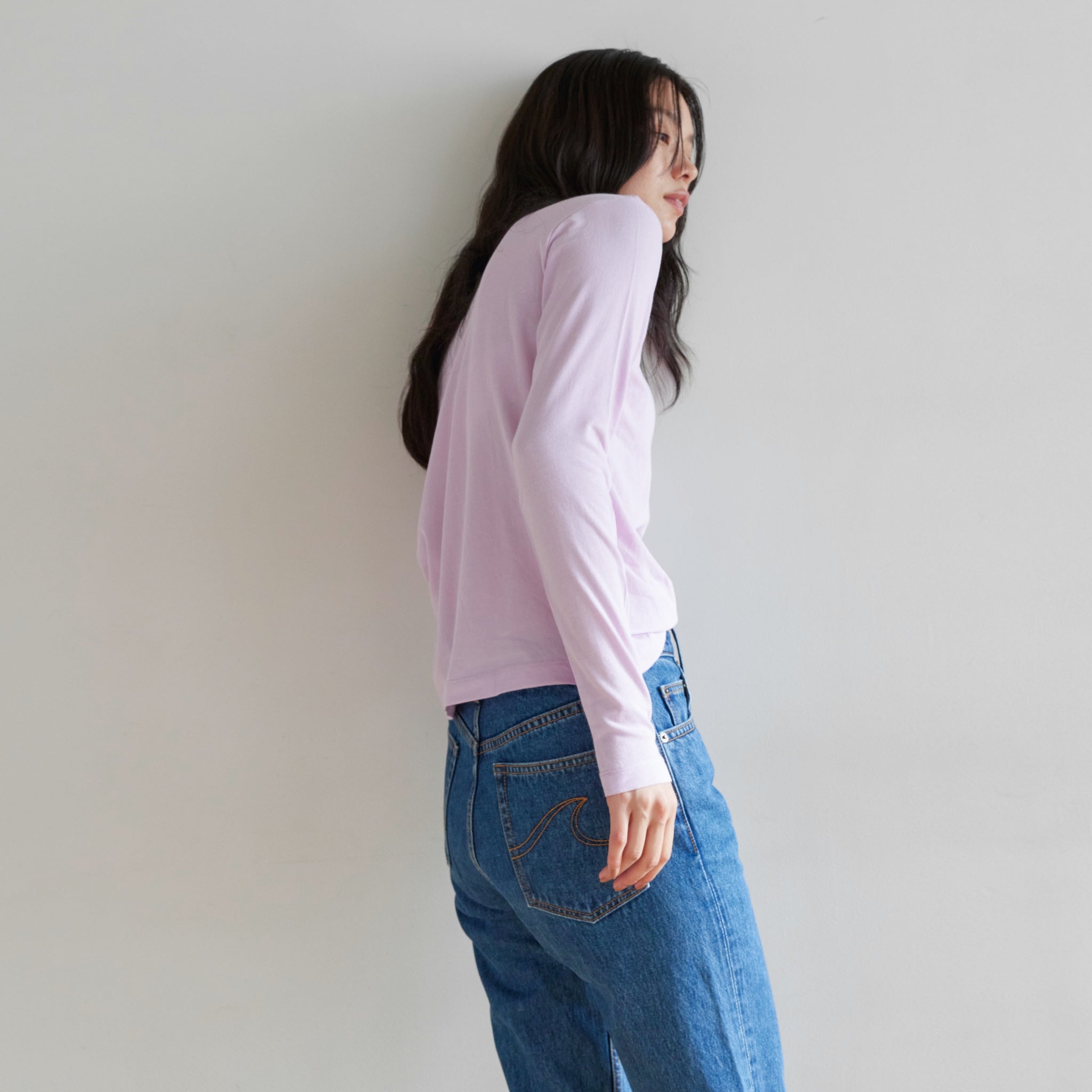 Stretch Light Cotton Long Sleeve