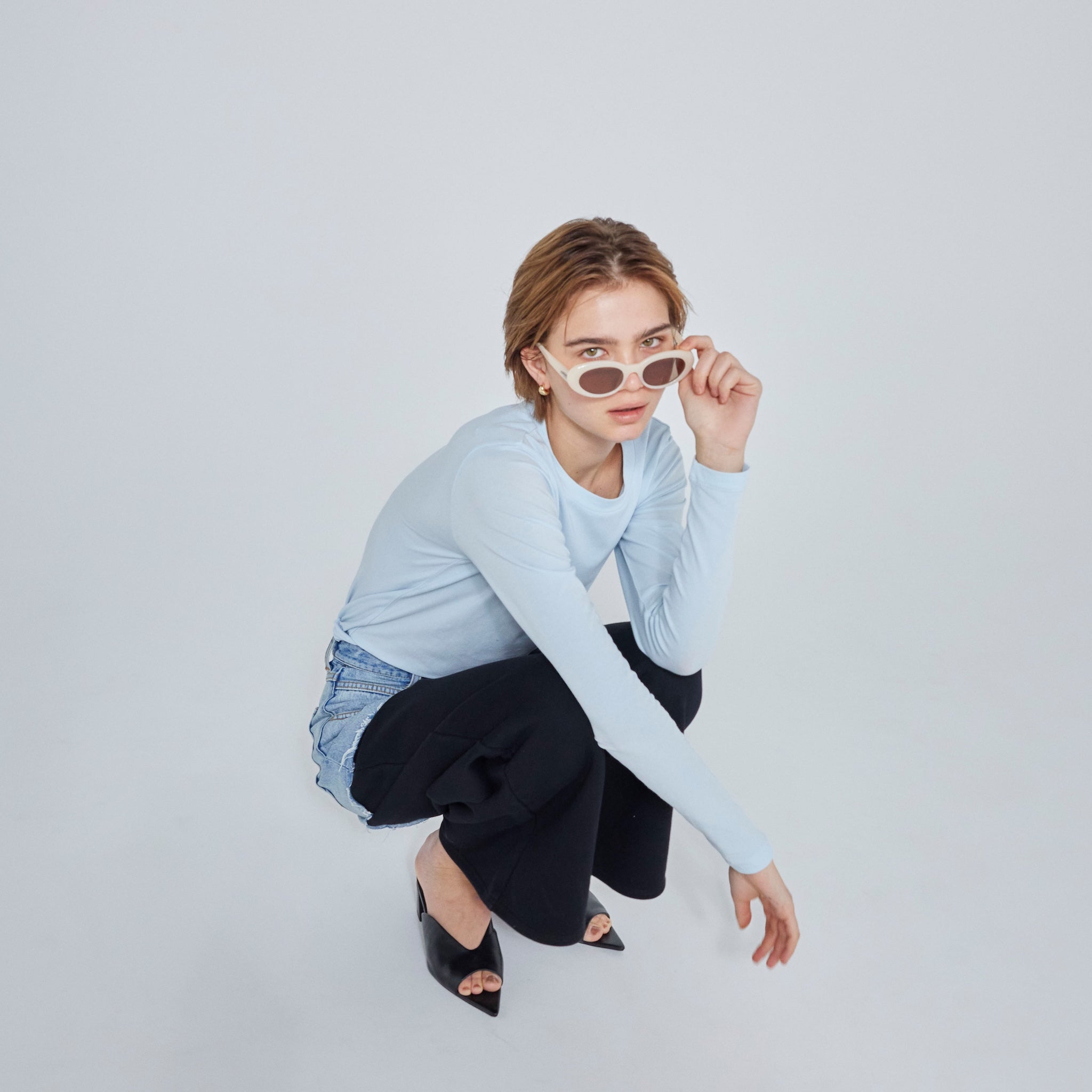 Stretch Light Cotton Long Sleeve