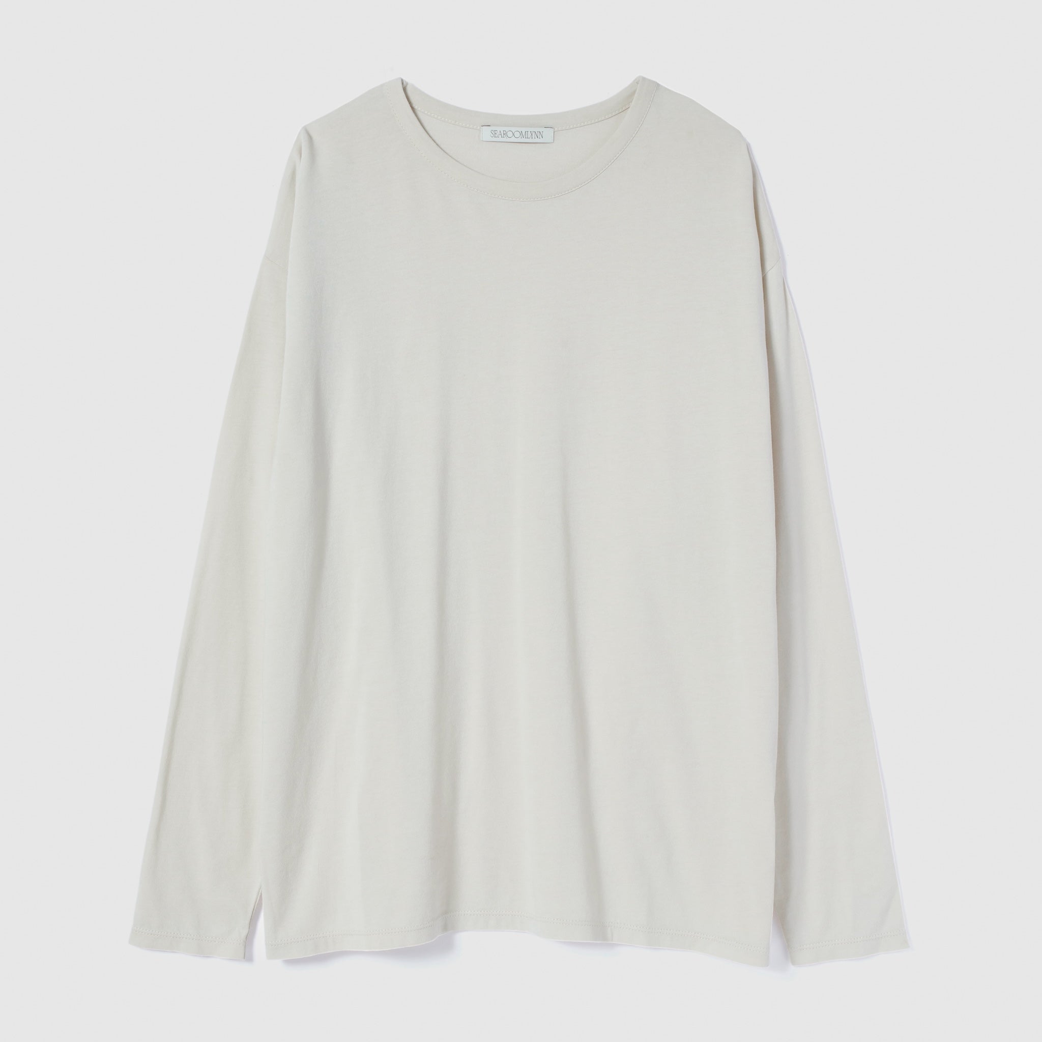 Cotton/silkモイストタッチロンT