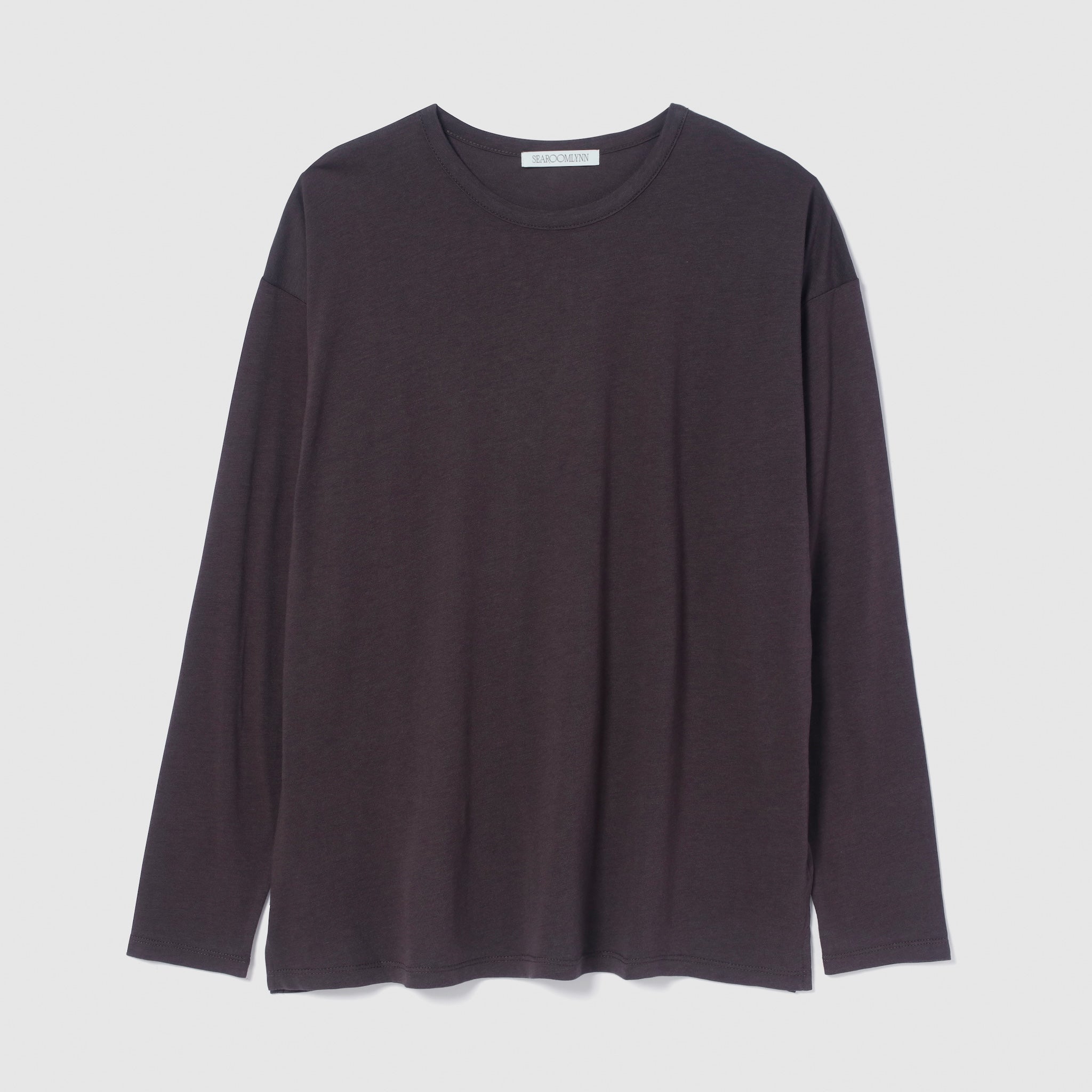 Cotton/silkモイストタッチロンT
