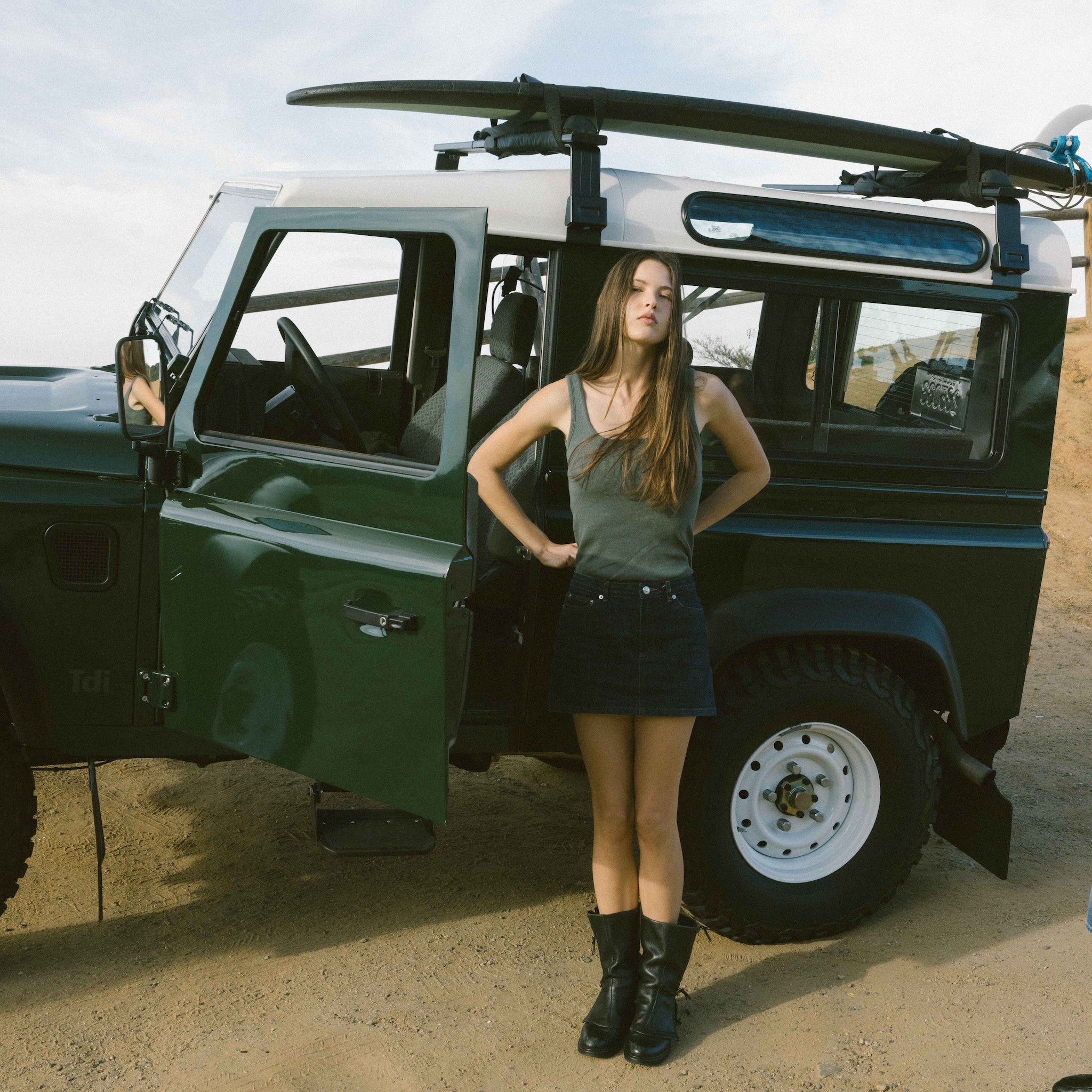 C/L Fluffyパッドinスクエアタンク