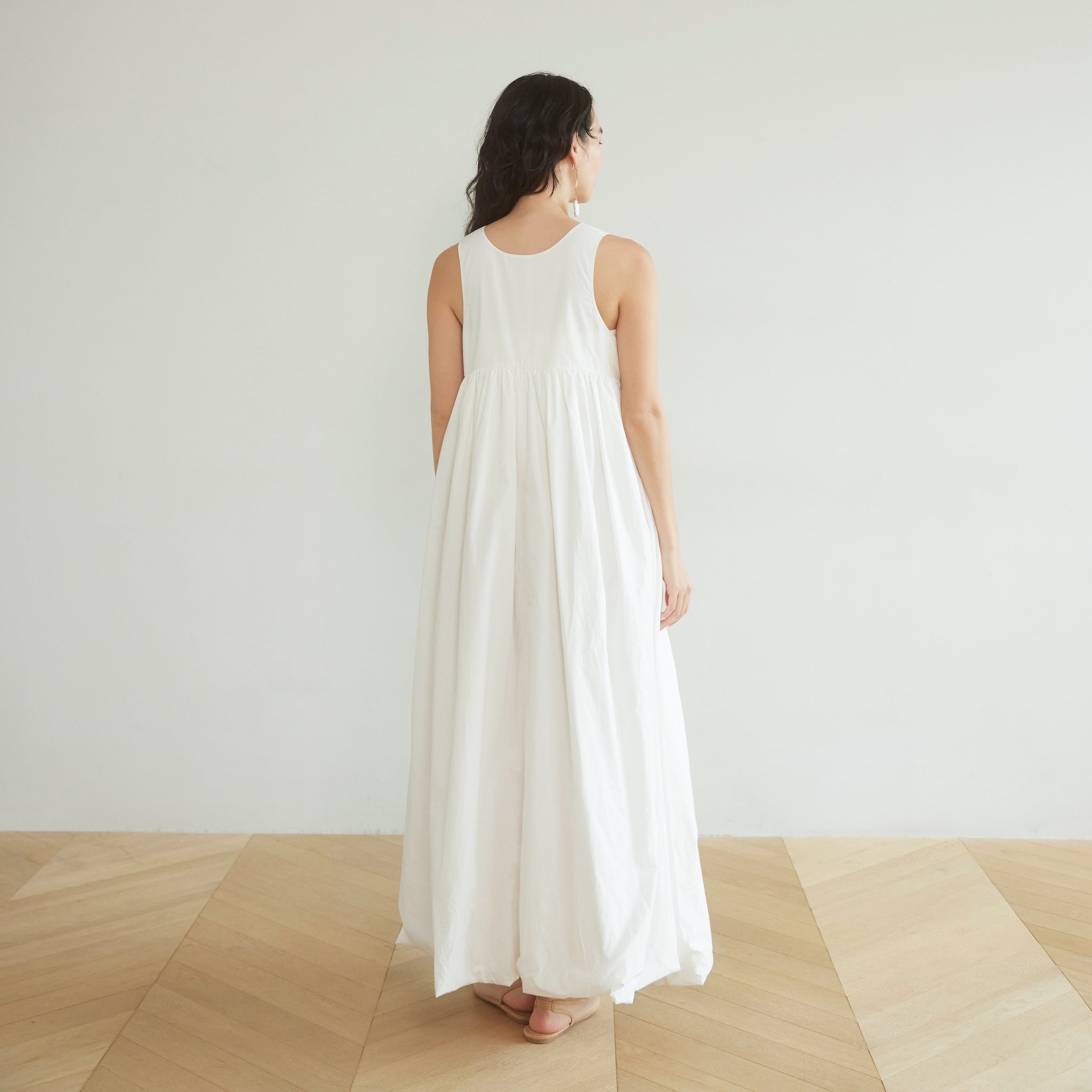 Heavyキャンブリック2wayバルーンドレス