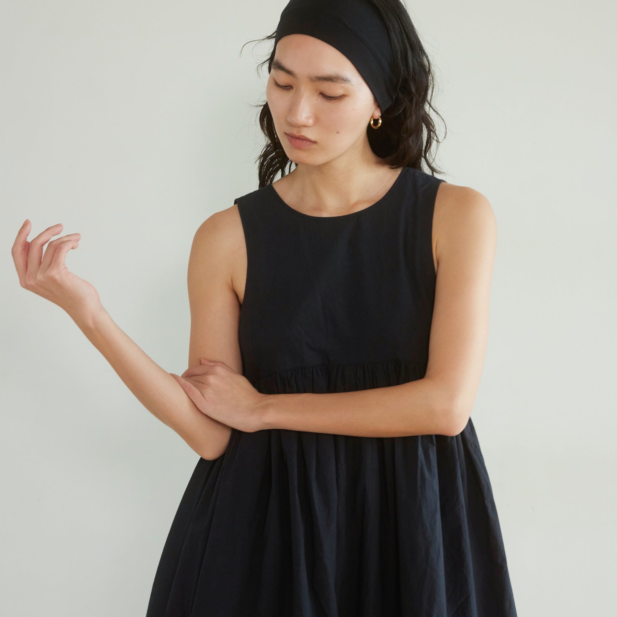 Heavyキャンブリック2wayバルーンドレス