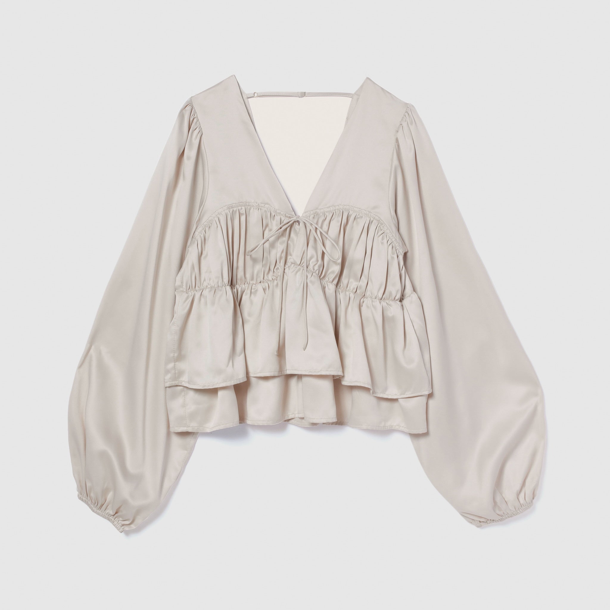 マットSatinカップLayeredトップス