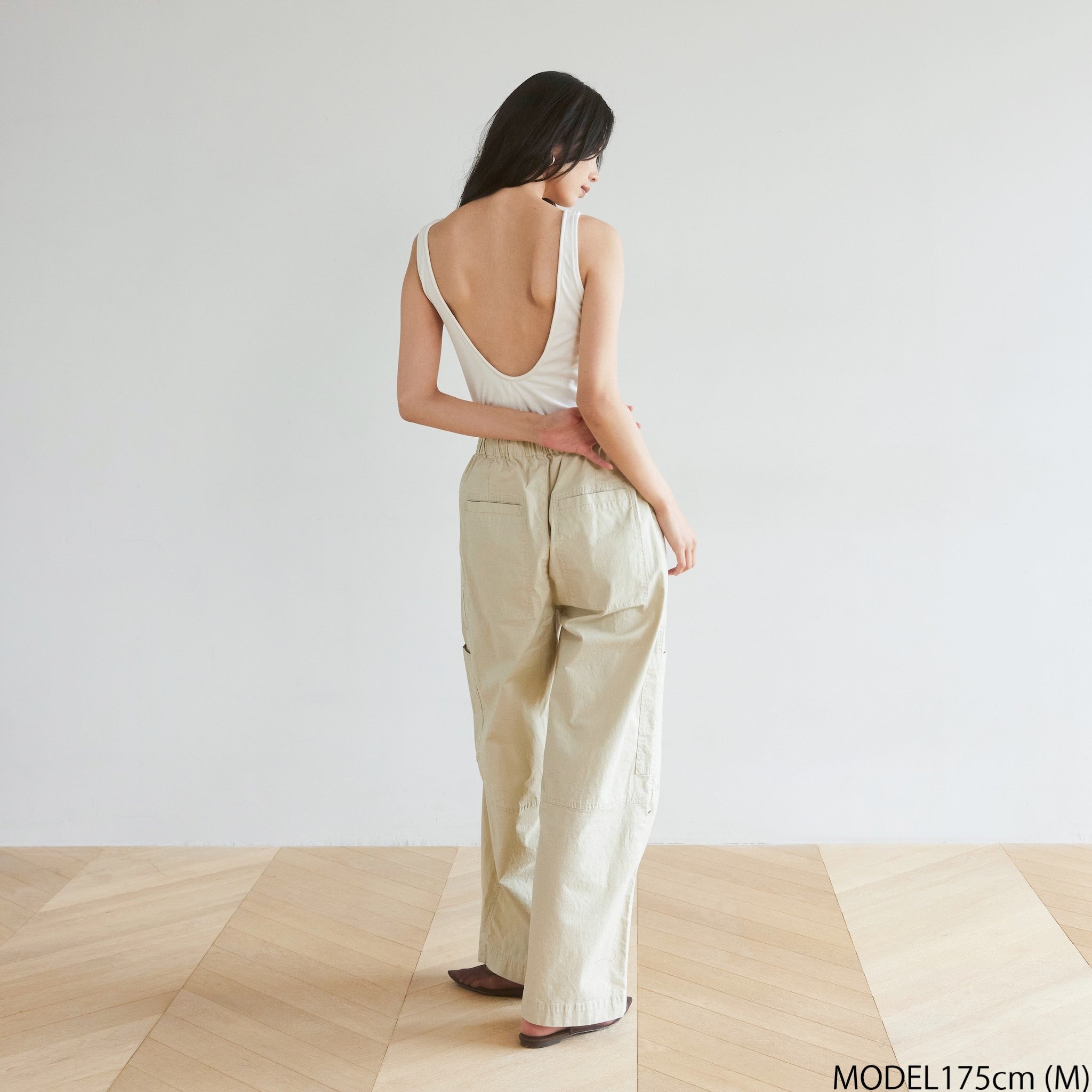 パッドinスムースタッチバックオープンタンク