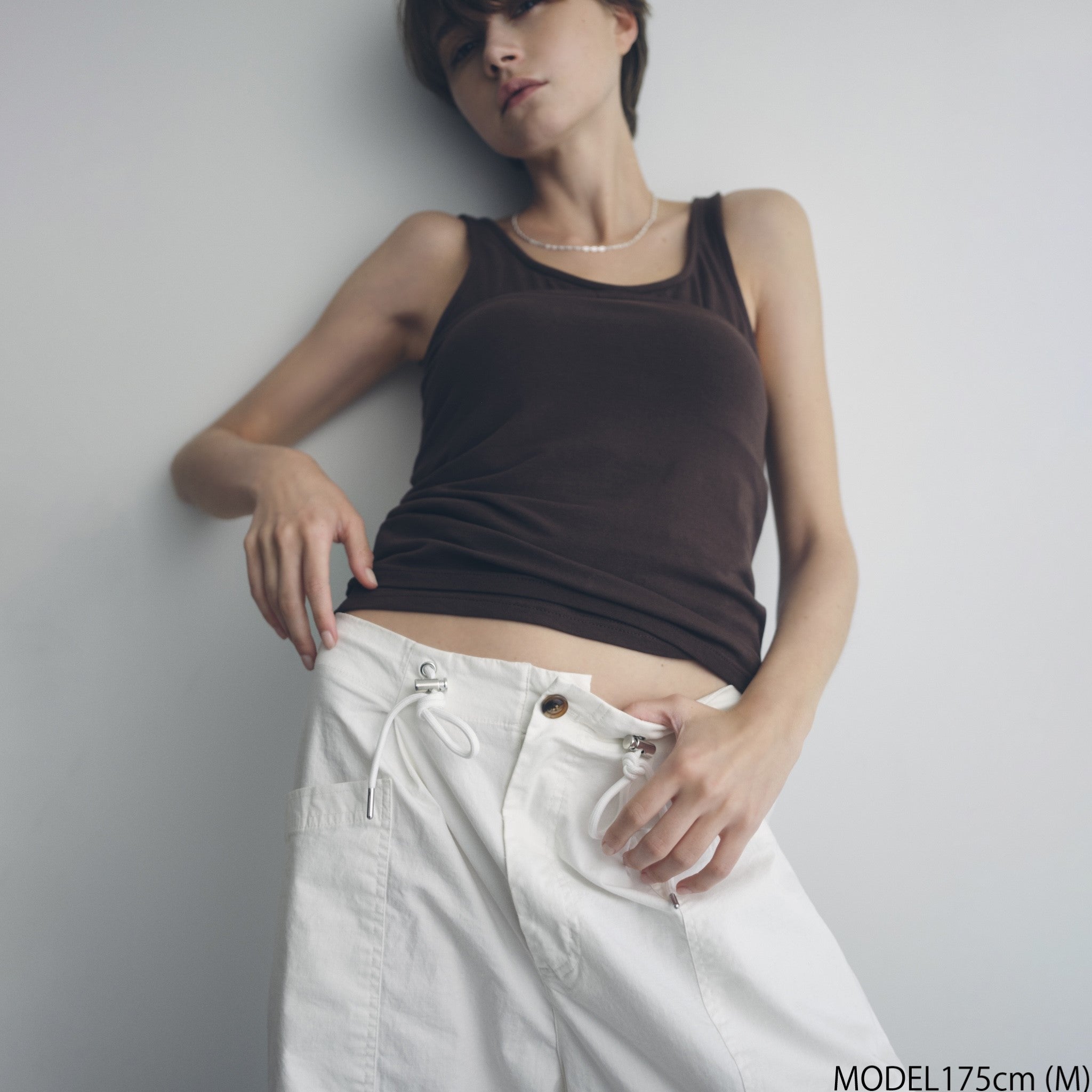 パッドinスムースタッチバックオープンタンク