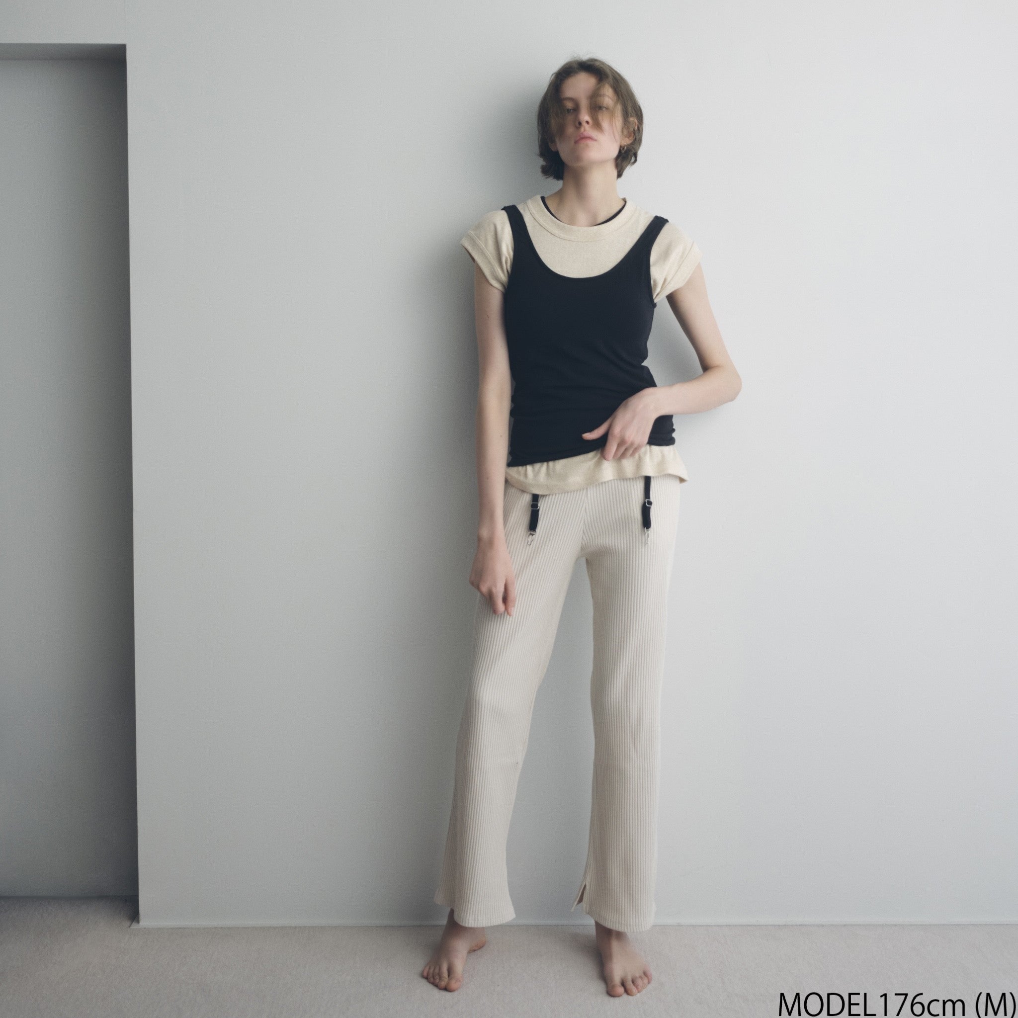 パッドinスムースタッチバックオープンタンク