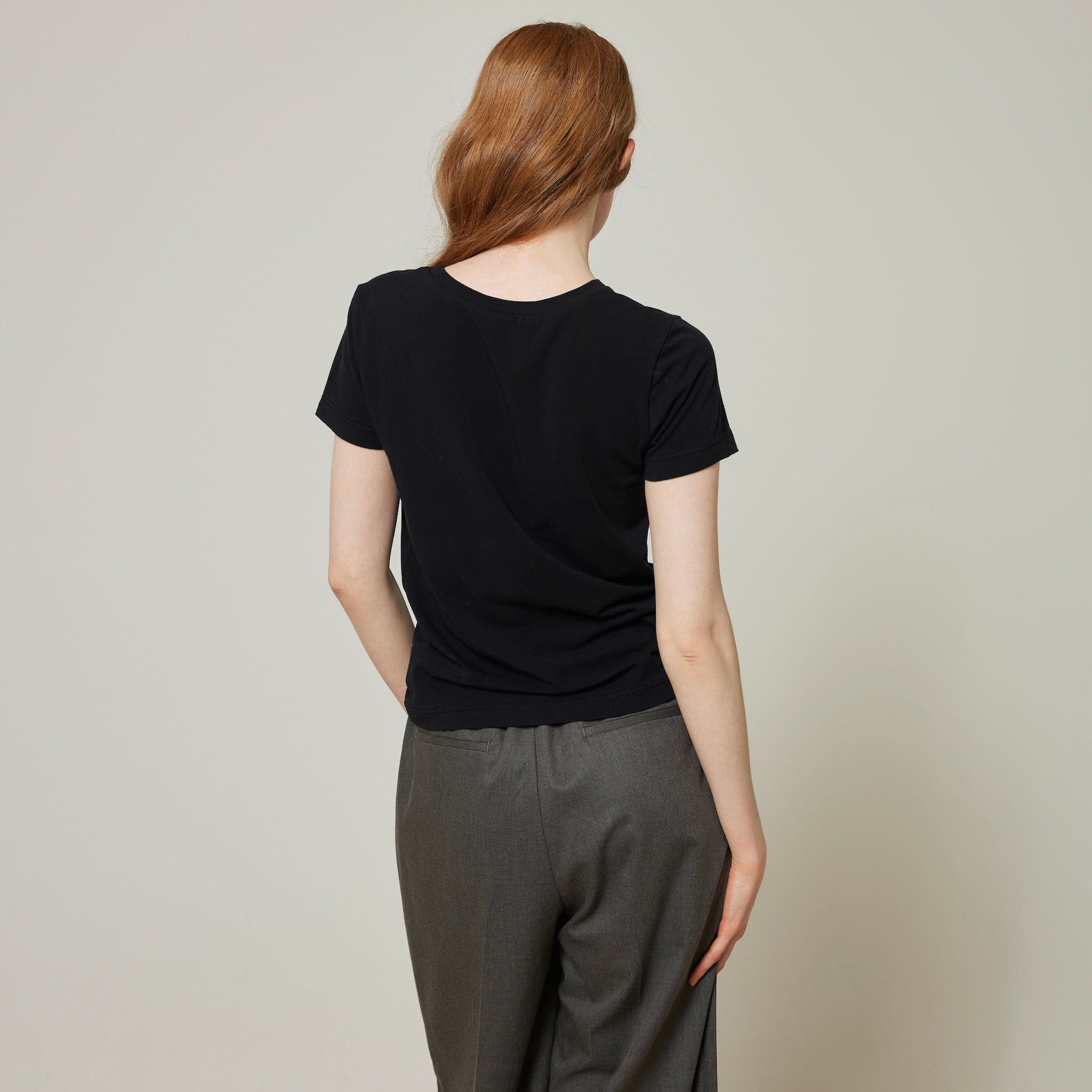 Stretch light cotton T-shirt
