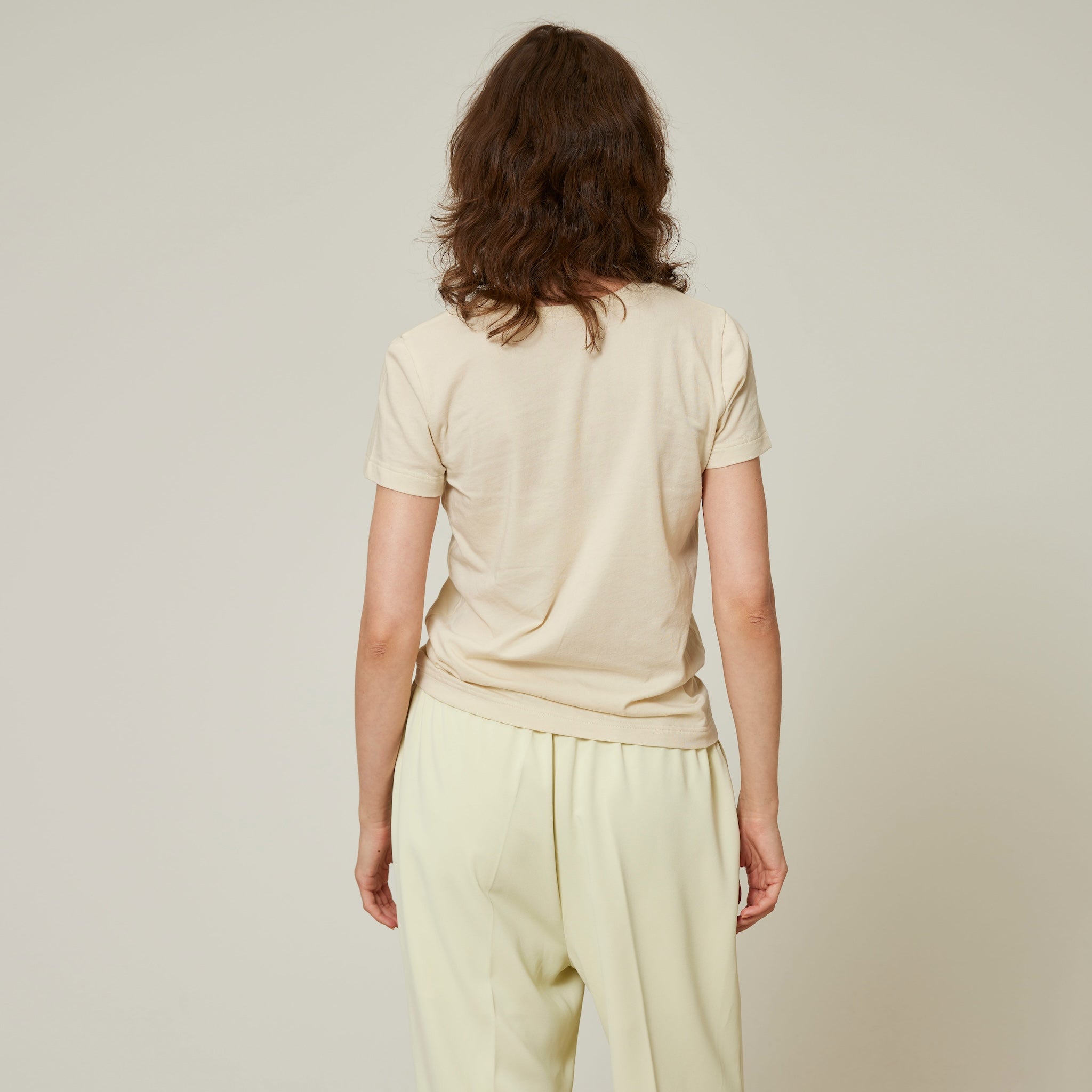 Stretch light cotton T-shirt