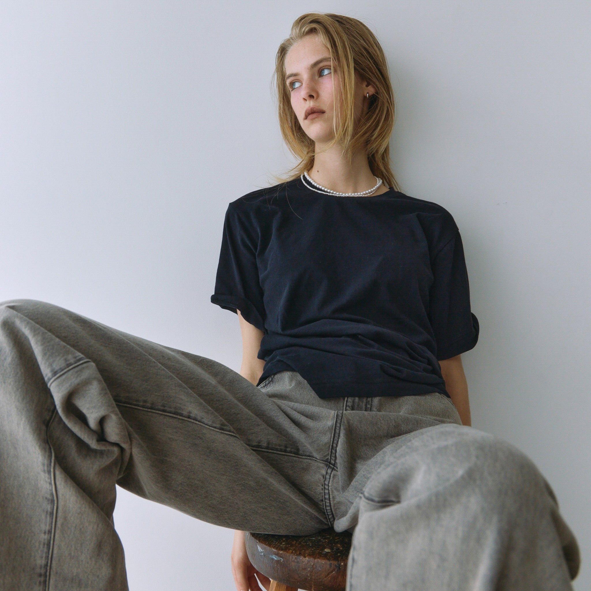 StretchライトコットンTシャツ