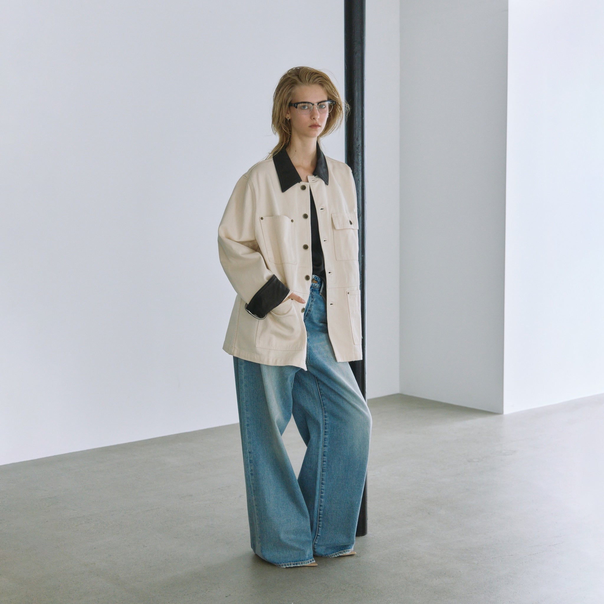 ECO Leather collarカバーオール