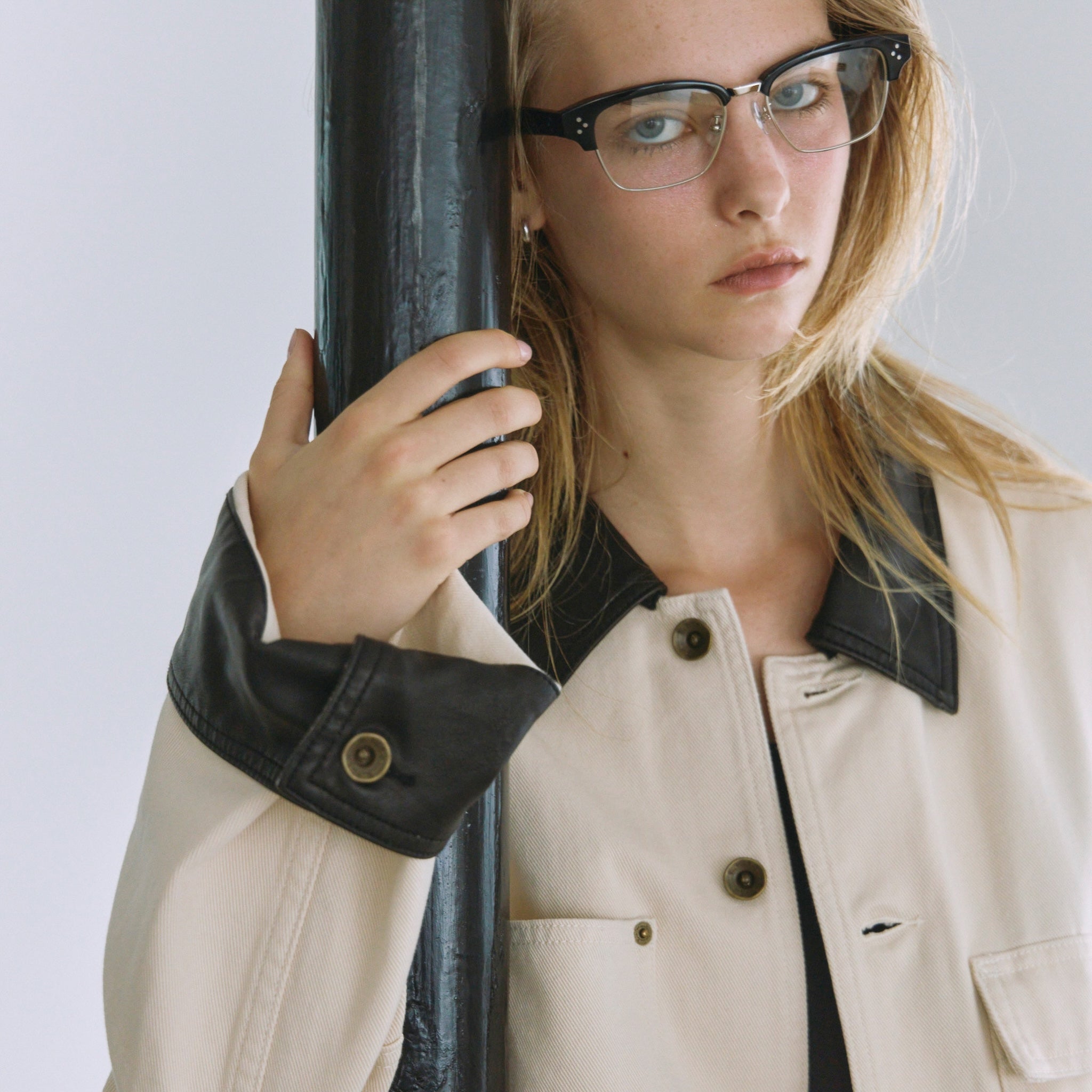 ECO Leather collarカバーオール