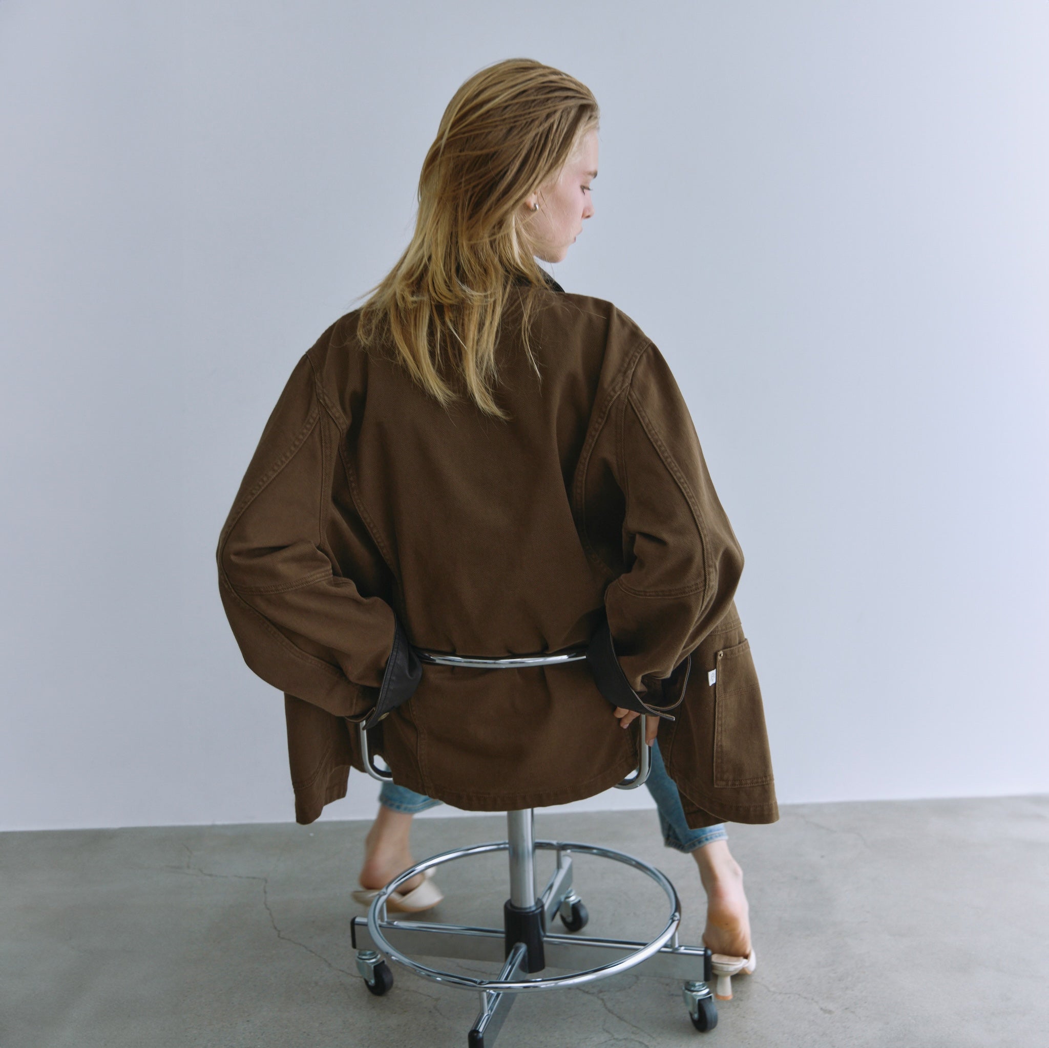 ECO Leather collarカバーオール