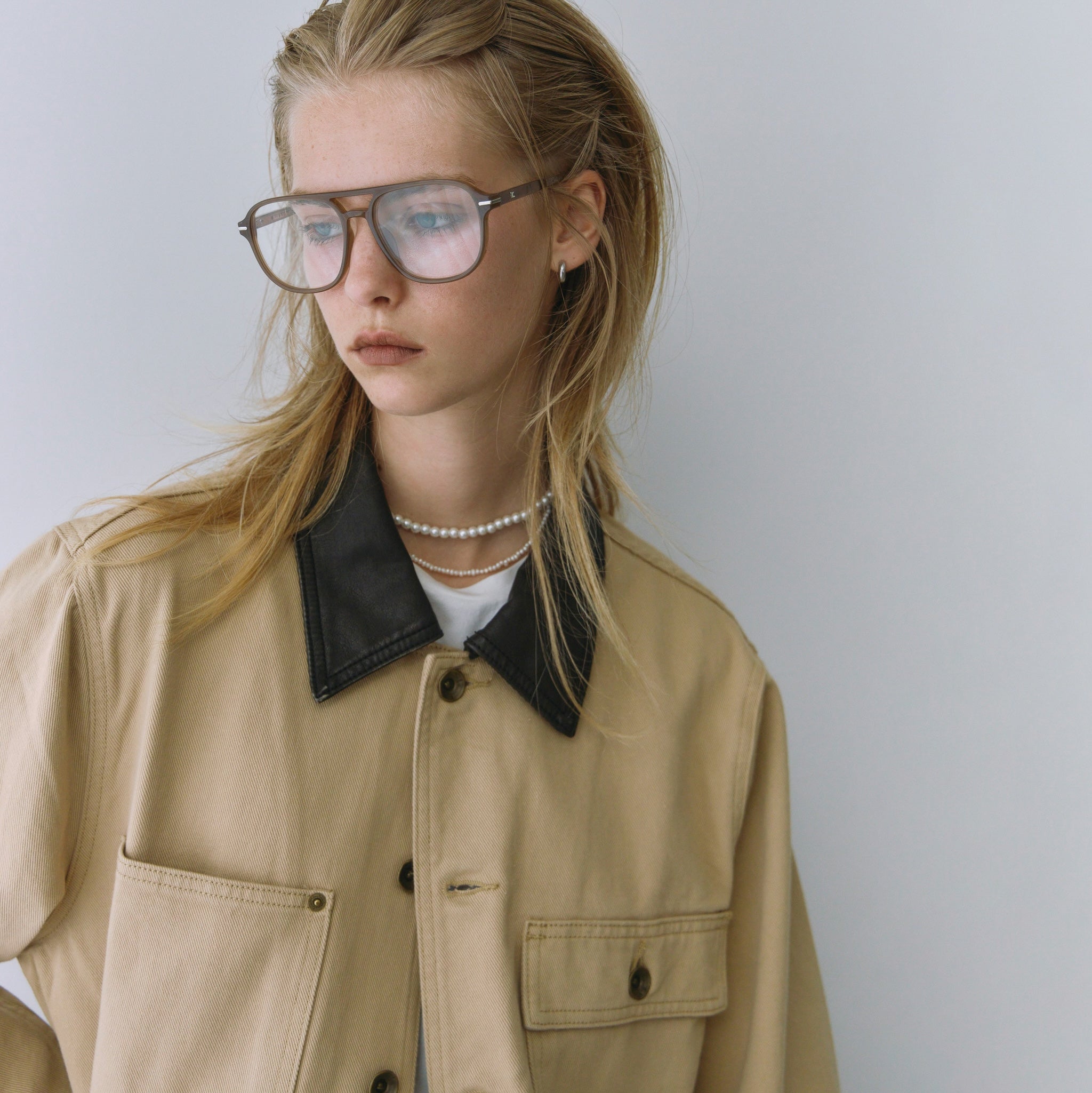 ECO Leather collarカバーオール